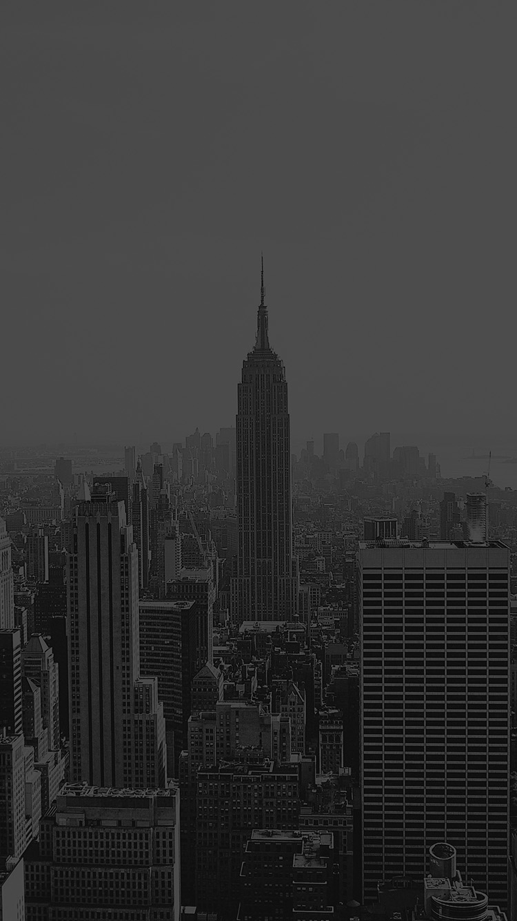 Building Architecture City Newyork Empire Dark Bw Wallpaper