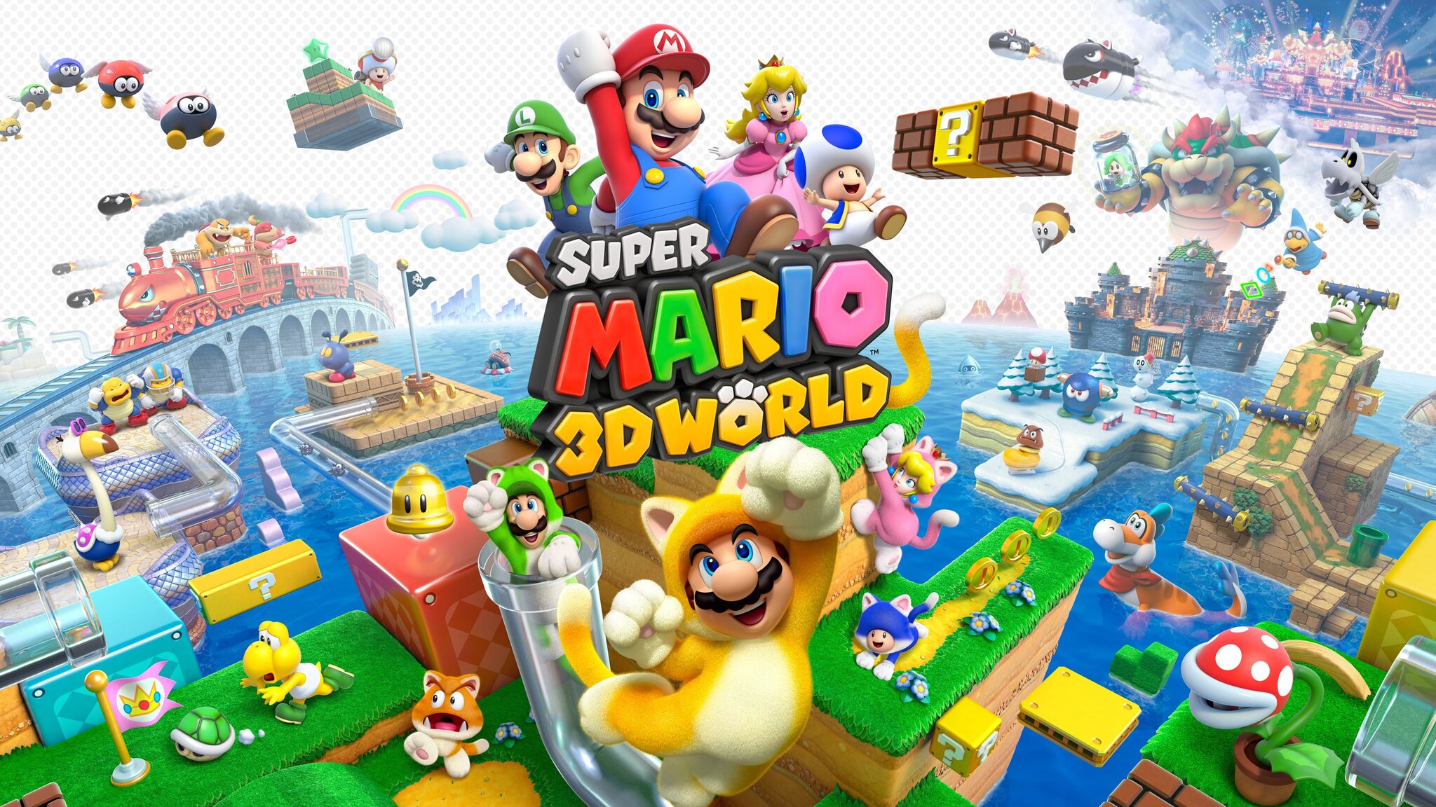 Super Mario 3D World 2048x1152 Resolution HD 4k Wallpaper, Image, Background, Photo and Picture