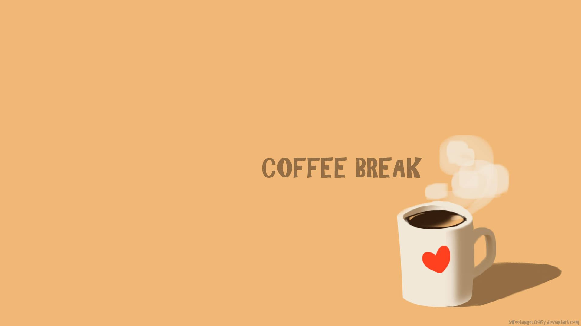 Cartoon Coffee Wallpapers Wallpaper Cave
