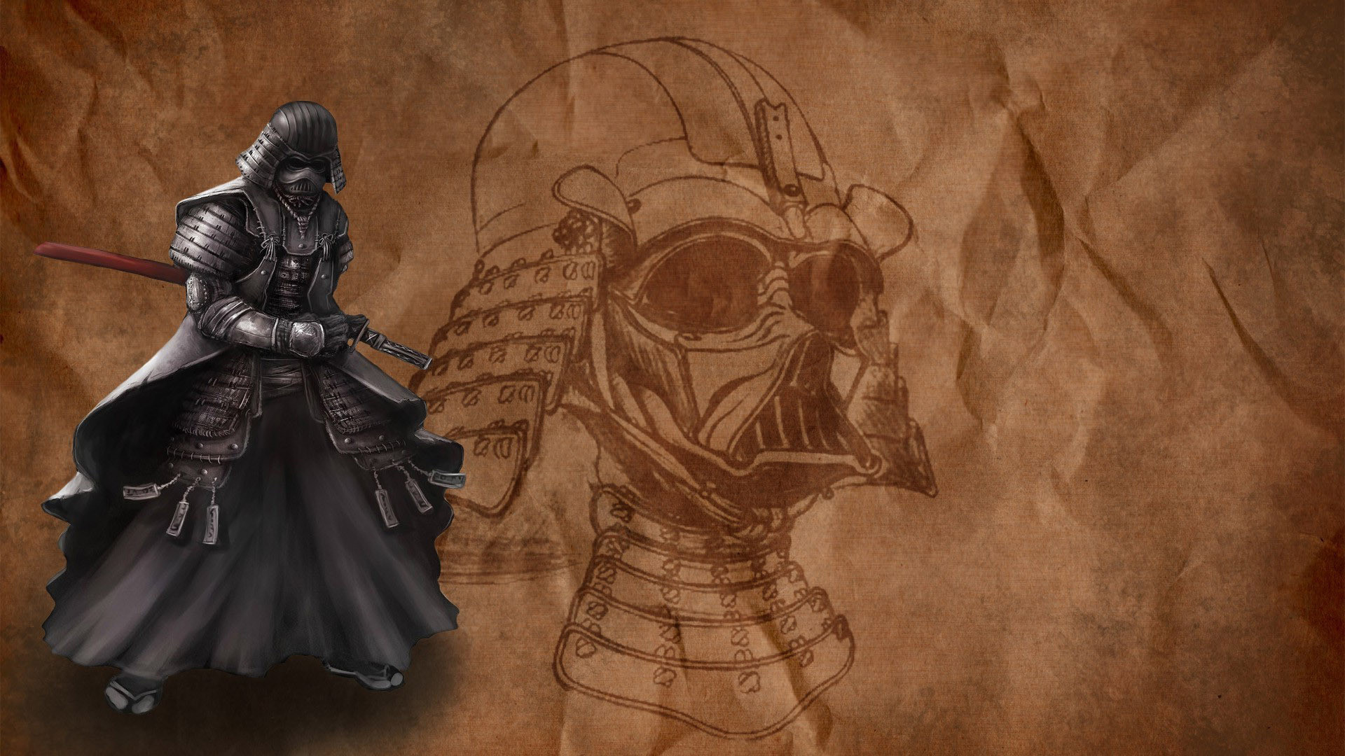 Samurai Wallpaper 1920×1080