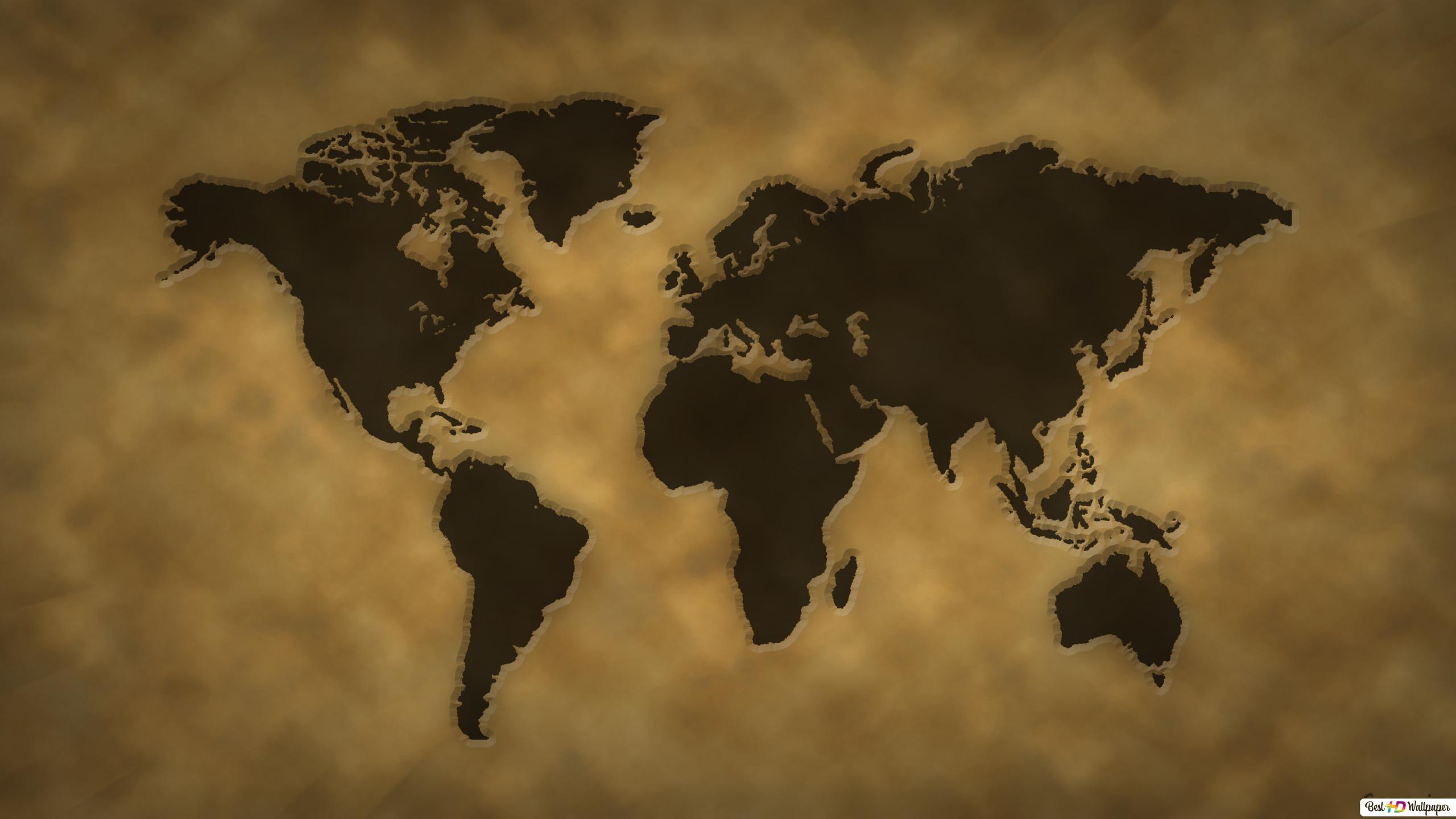 World Map HD wallpaper download