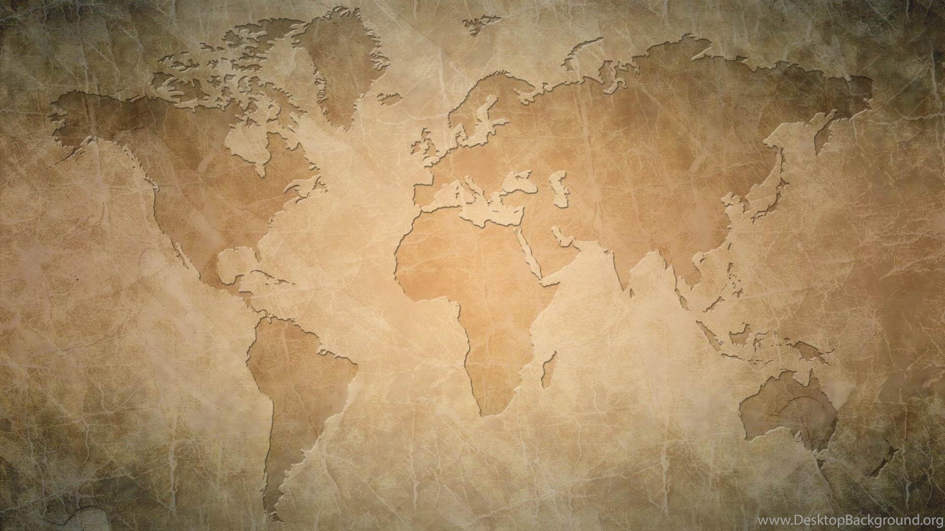 Download Vintage World Map Wallpaper 3656 1920x1080 Px High. Desktop Background