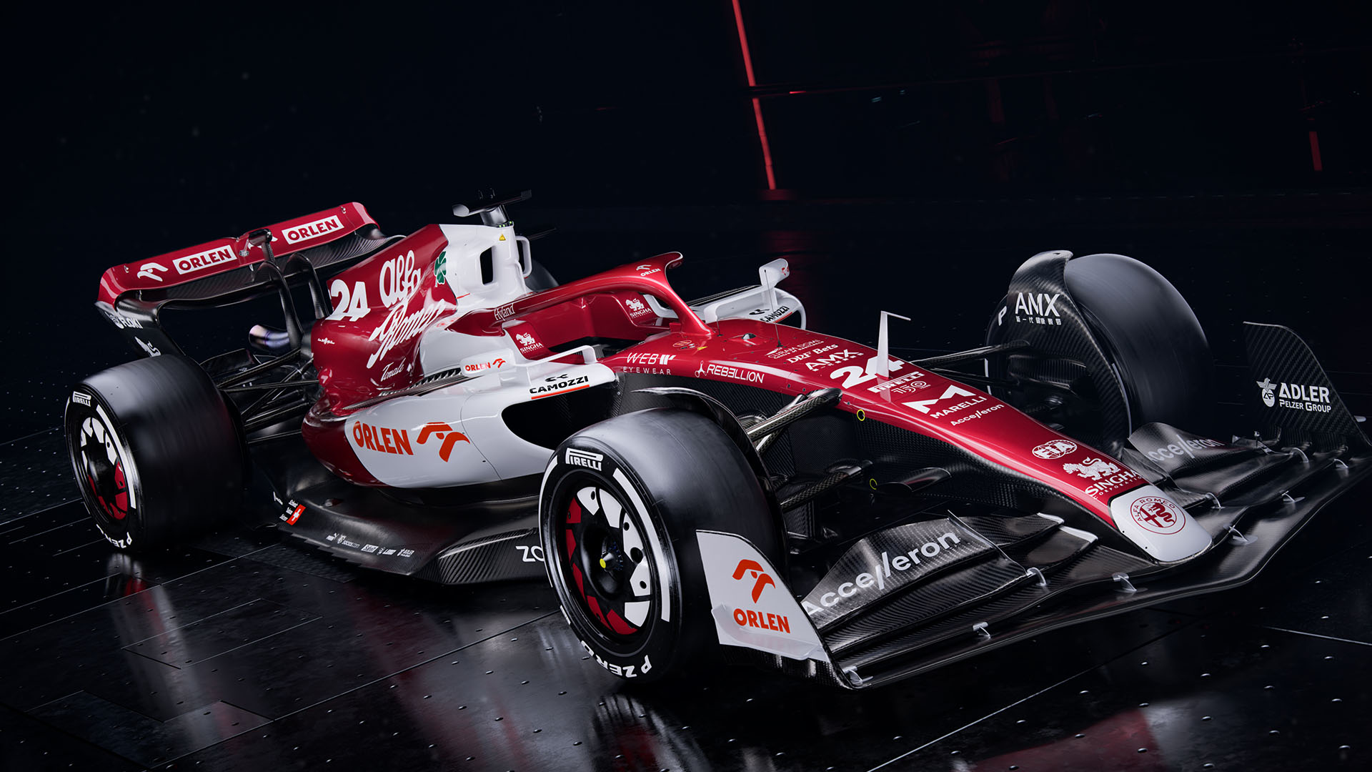 Alfa Romeo unveil dramatic new livery for 2022. Formula 1®