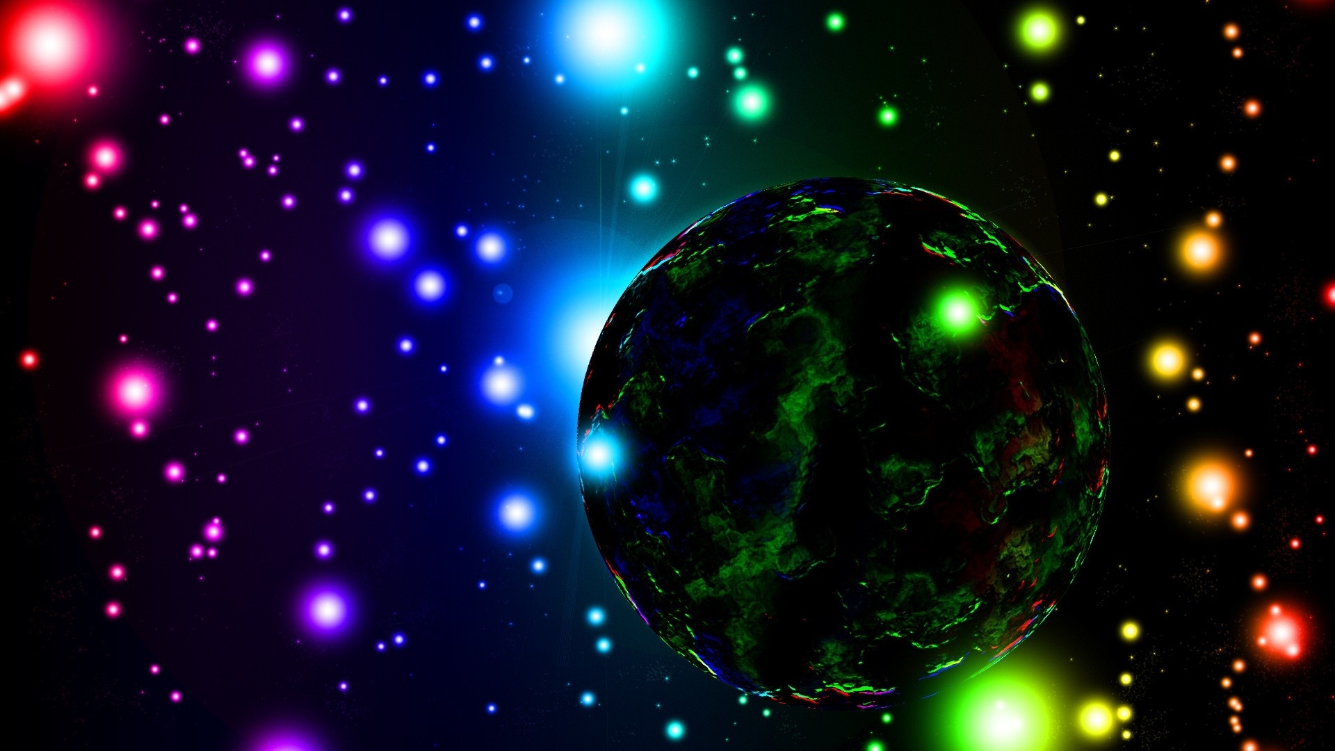 outer, Space, Science, Fiction, Planet, Bokeh Wallpapers HD / Desktop and M...