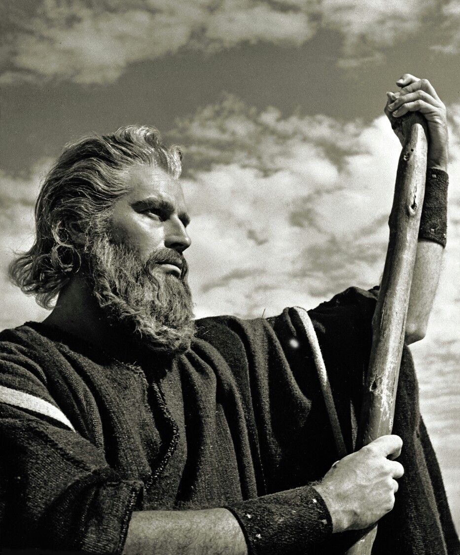 Charlton Heston, The Ten Commandments. The 10 commandments movie, Character actor, Film posters vintage