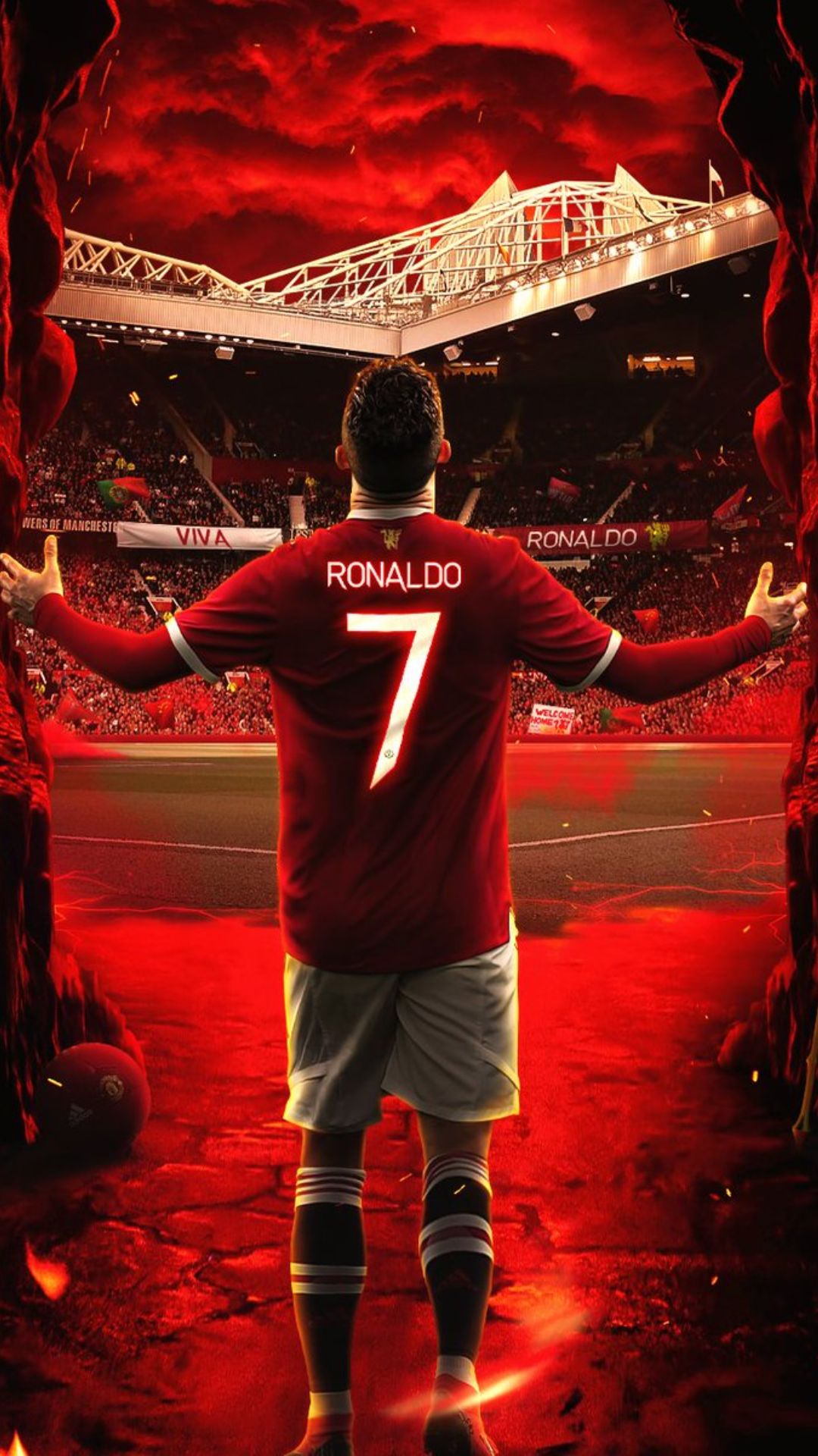 Cristiano Ronaldo Manchester United Mobile Wallpaper Ronaldo Manchester United Mobile Wallpaper