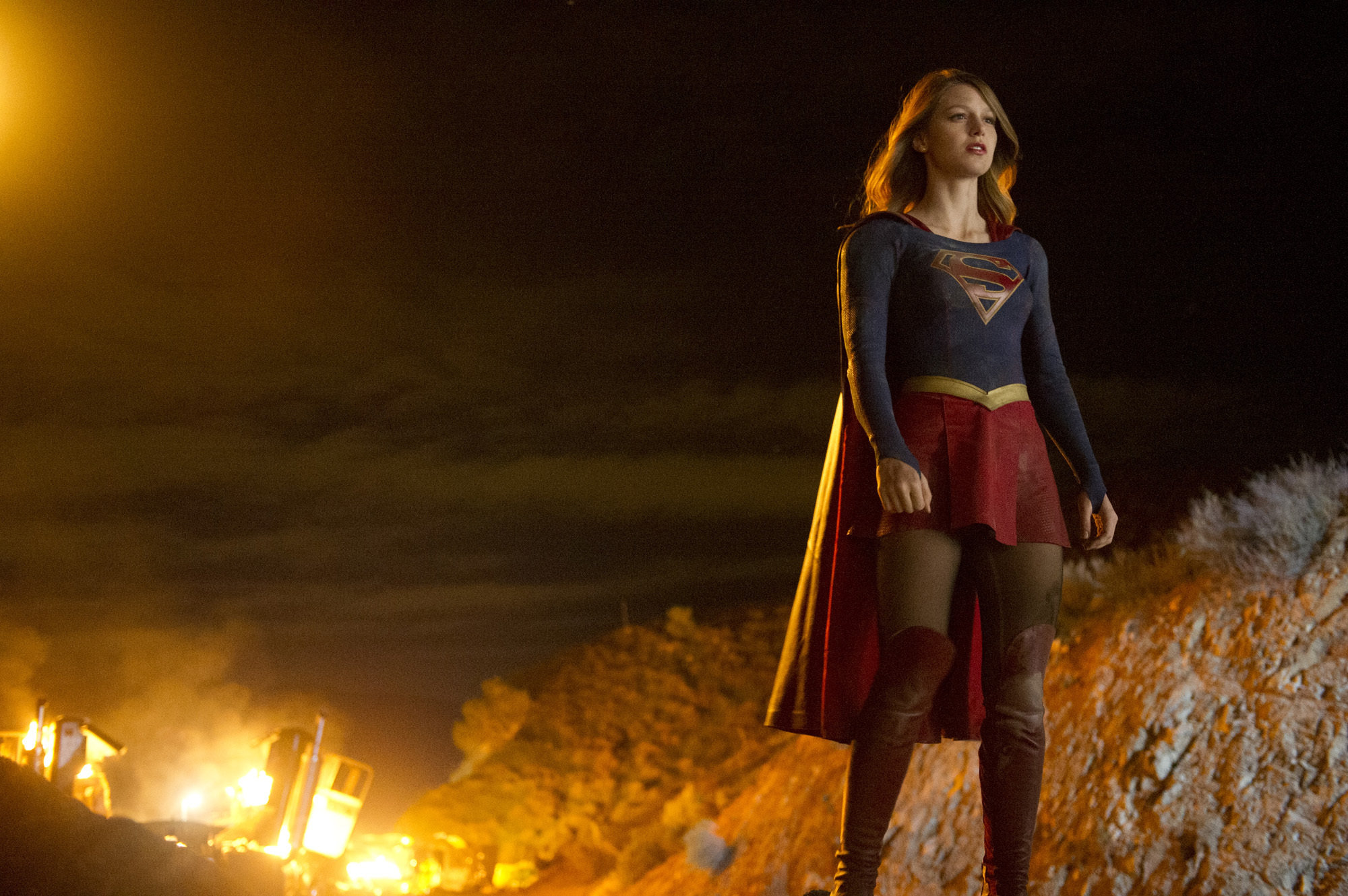 Review: 'Supergirl' Leaps Tall Buildings While Leaning In