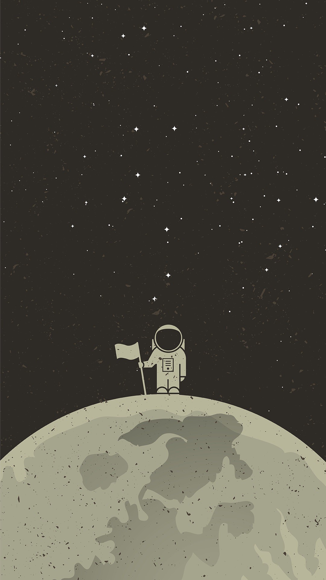iPhone Wallpaper Man On Moon