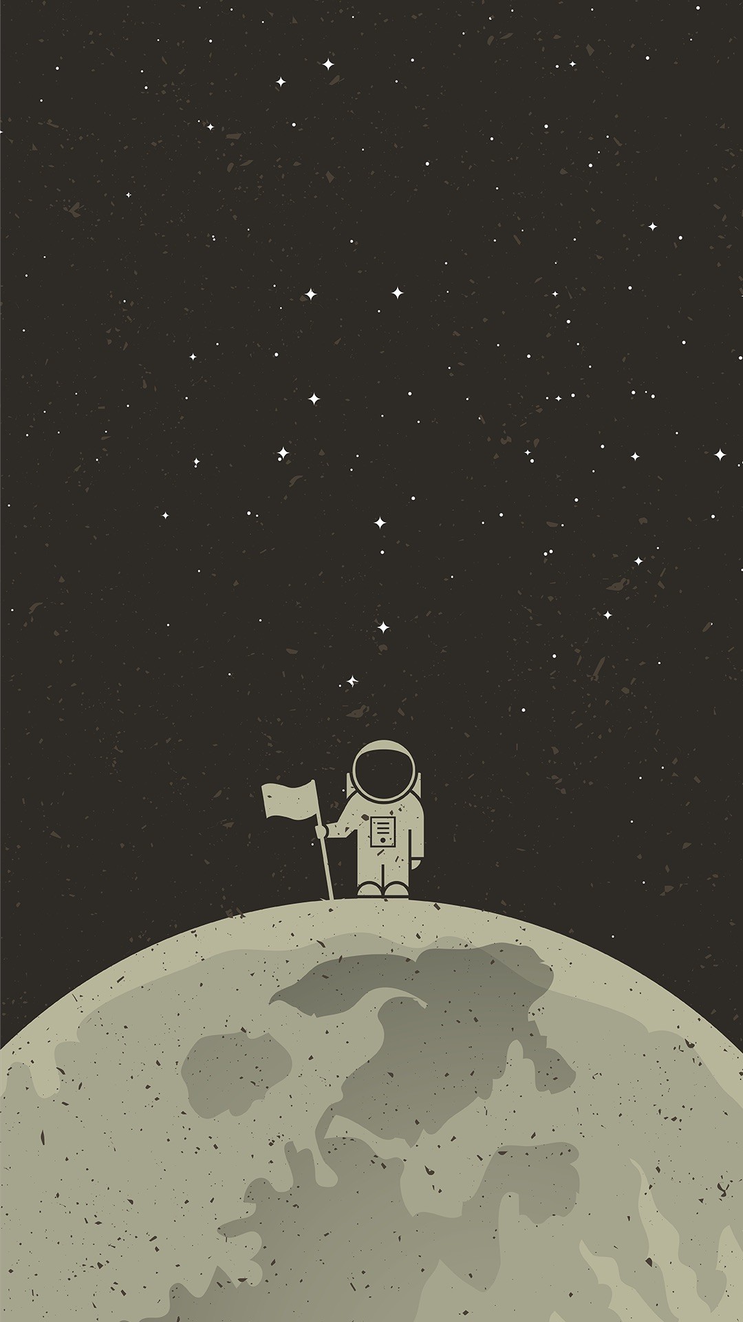 iPhone Wallpaper Man On Moon