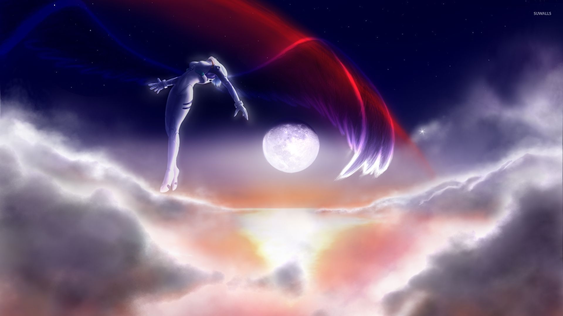Neon Genesis Evangelion Angel In The Sky Wallpaper Genesis Evangelion Wallpaper & Background Download