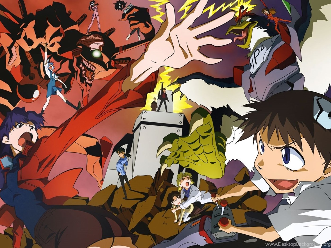 Neon Genesis Evangelion HD Wallpaper Desktop Background