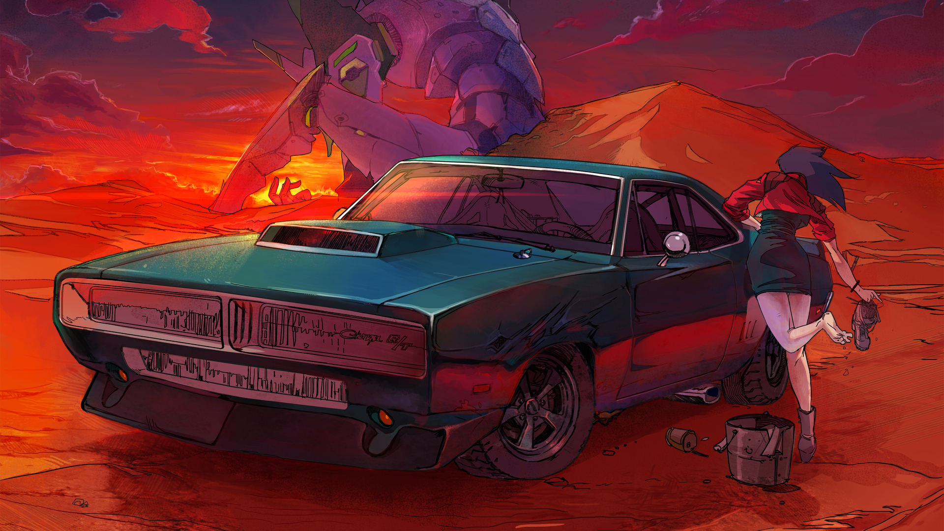 Eva Neon Genesis Evangelion Broken Story Laptop Full HD 1080P HD 4k Wallpaper, Image, Background, Photo and Picture