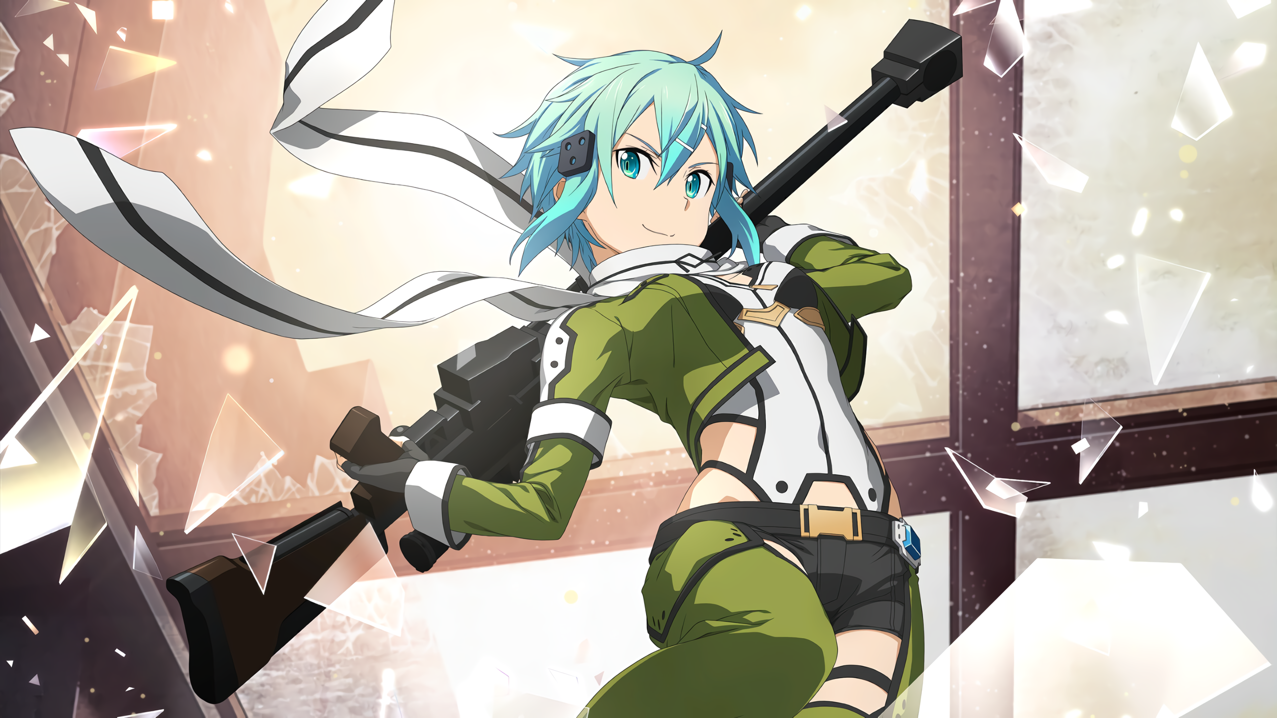 Sinon, Sinon (Sword Art Online), Sword Art Online: Alicization Rising Steel, Shino Asada HD Wallpaper
