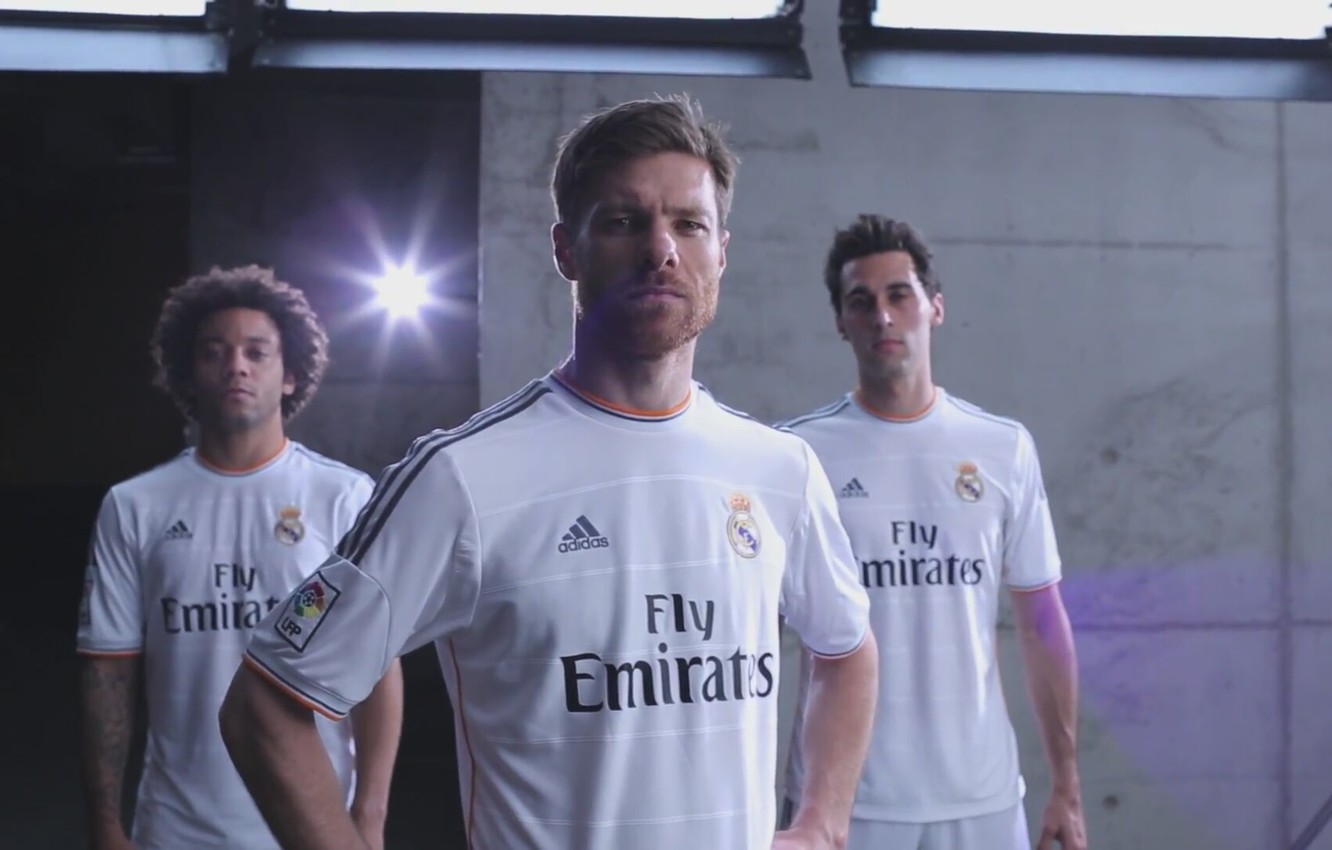 Wallpaper Real Madrid, Marcelo, A.Arbeloa, H.Alonso, New Form, 2013 14 Image For Desktop, Section спорт