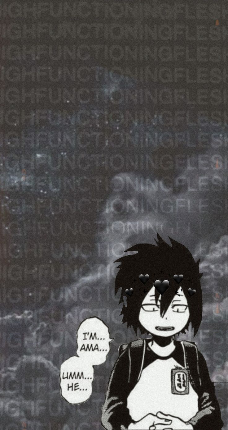 Tamaki Amajiki aesthetic black gray bnha mha.. on ig. HD anime wallpaper, Hero wallpaper, Cute anime wallpaper
