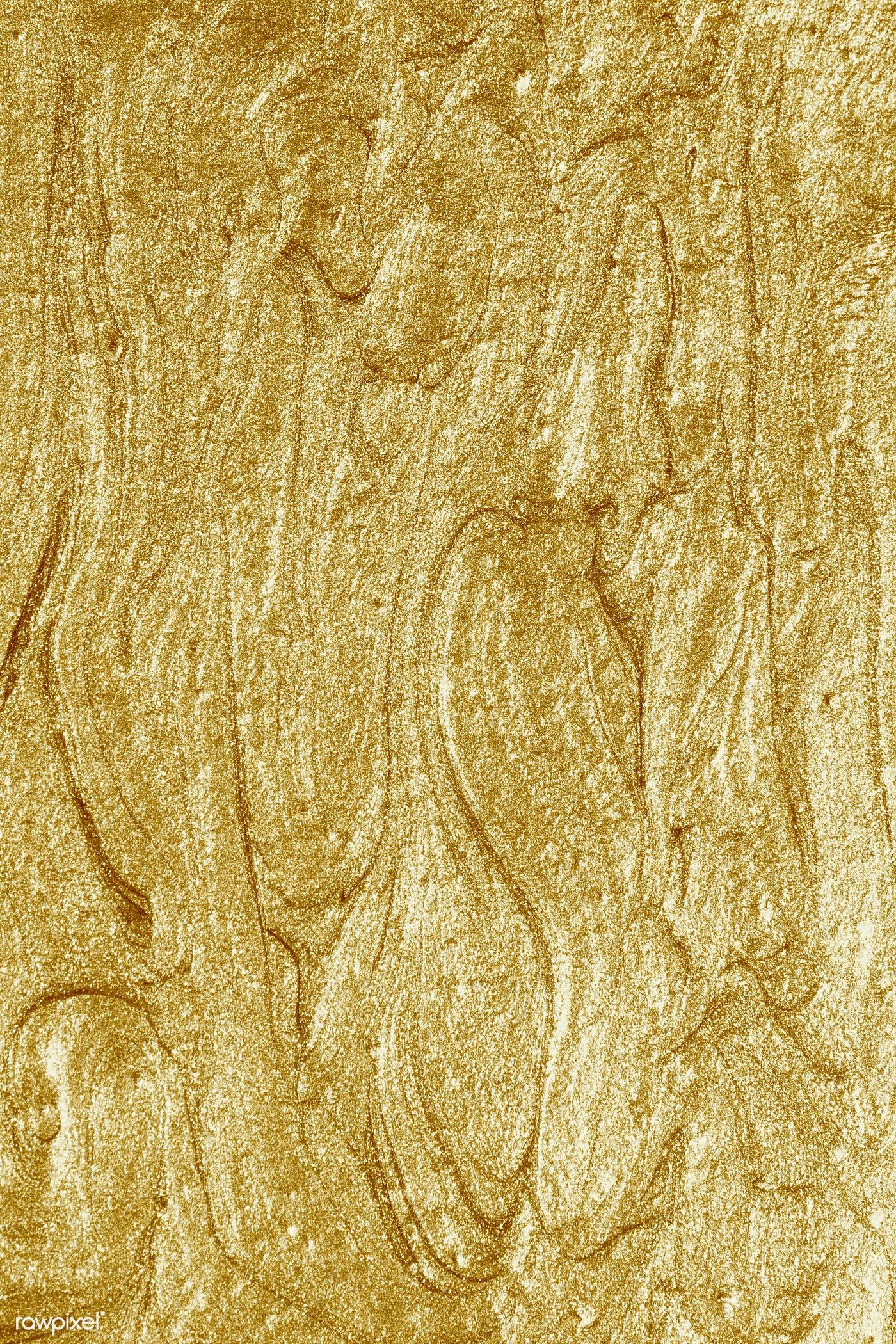 Metallic gold paint textured background. free image / katie. Metallic gold paint, Texture painting, Textured background