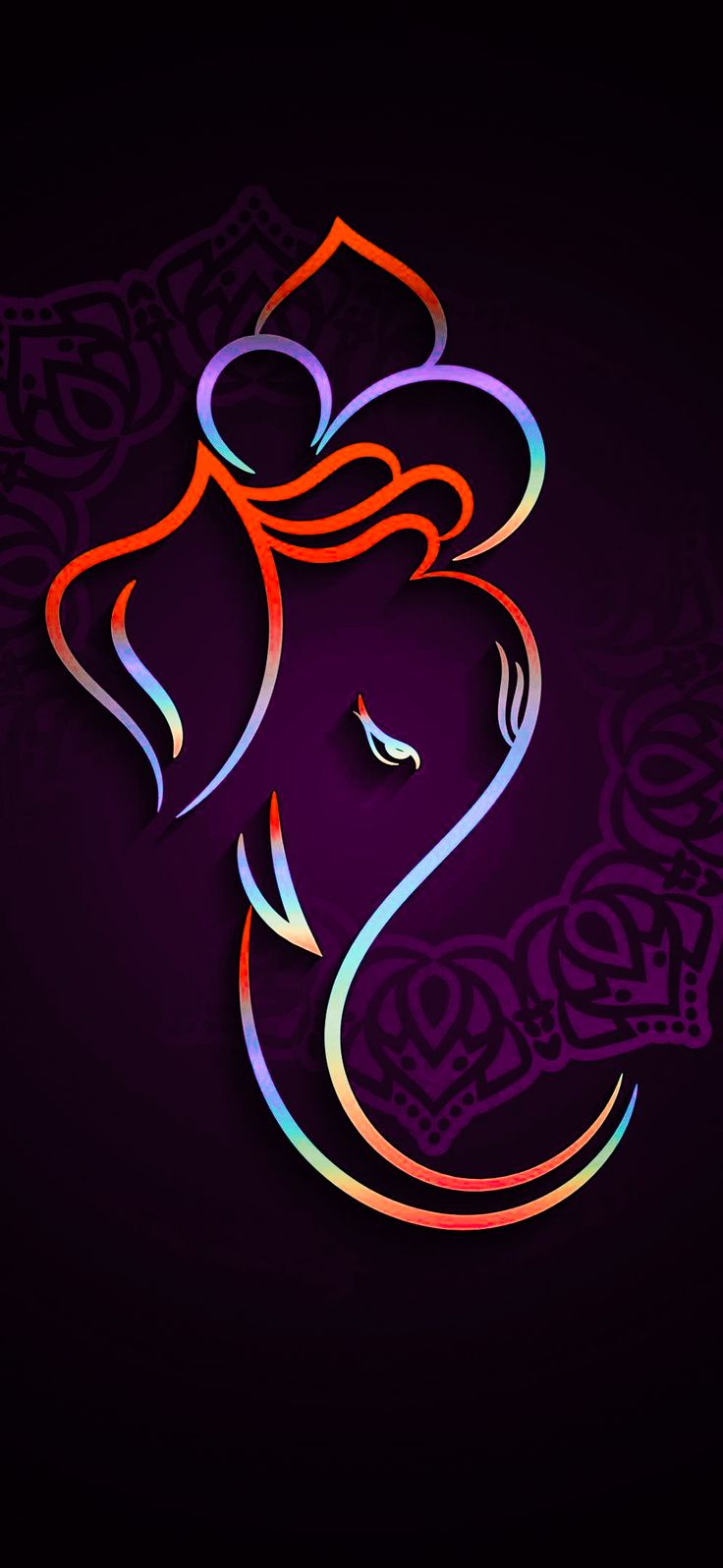 Ganesh chaturthi logo, Ganesha Deity Drawing, Ganesh Outline, leaf, text  png | PNGEgg