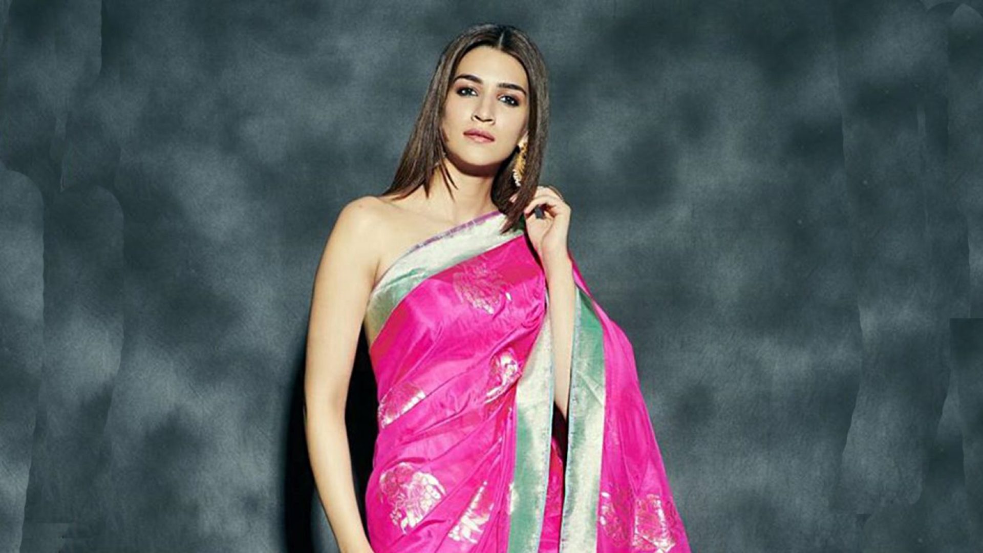 designer saris in Kriti Sanon's collection that prove she isn't afraid to experiment