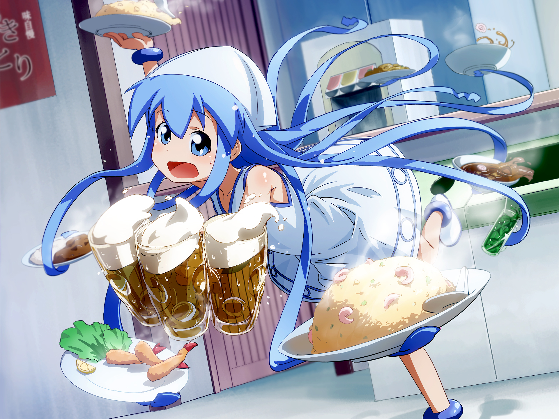 Ika Musume HD Wallpaper