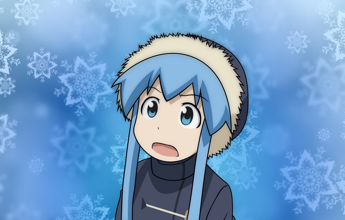 Wallpaper winter, Shinryaku! Ika Musume, Ika Musume image for desktop, section сёдзё