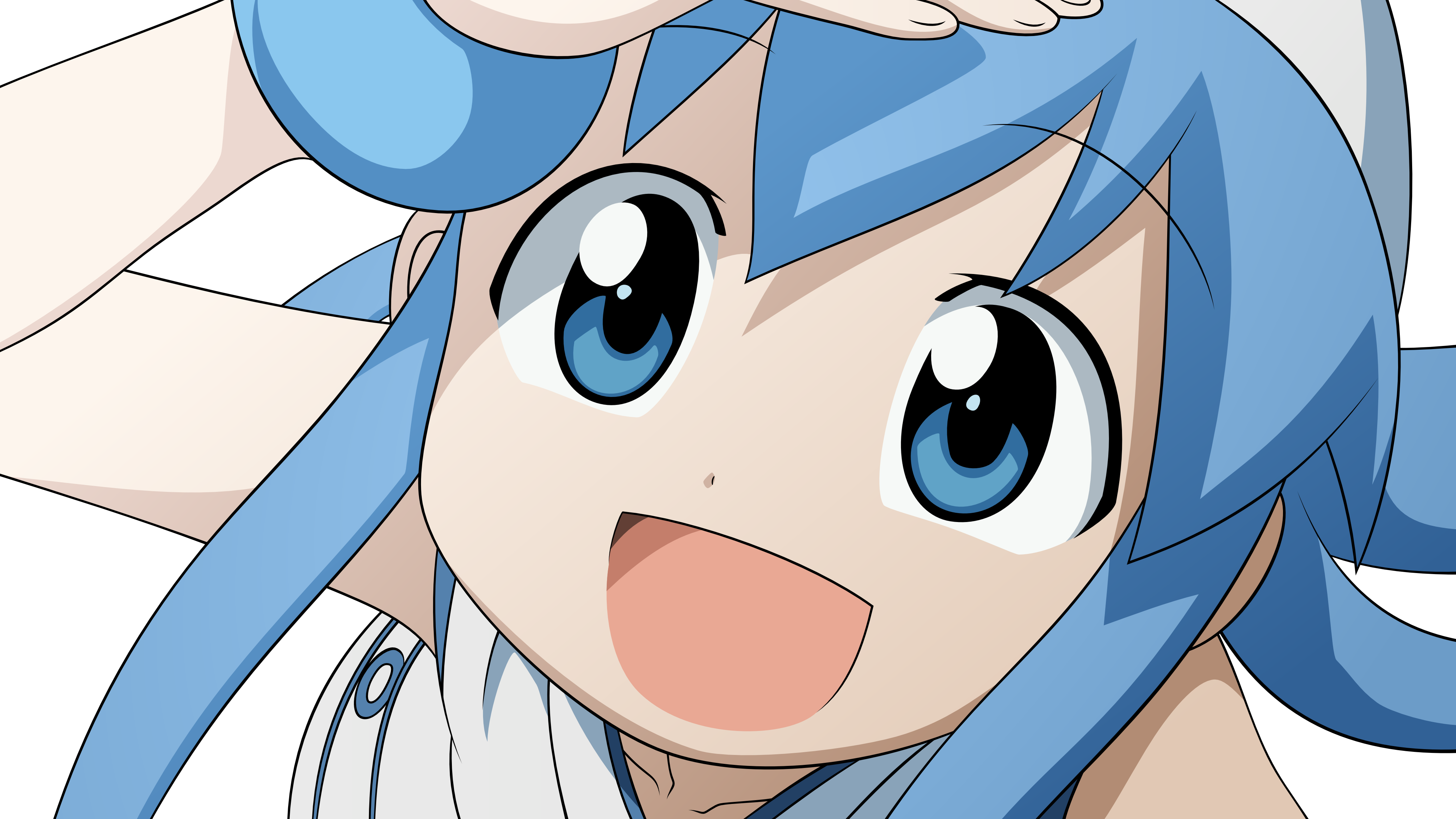 Squid Girl 4k Ultra HD Wallpaper Ika Musume 3 Clipart Size Png Image