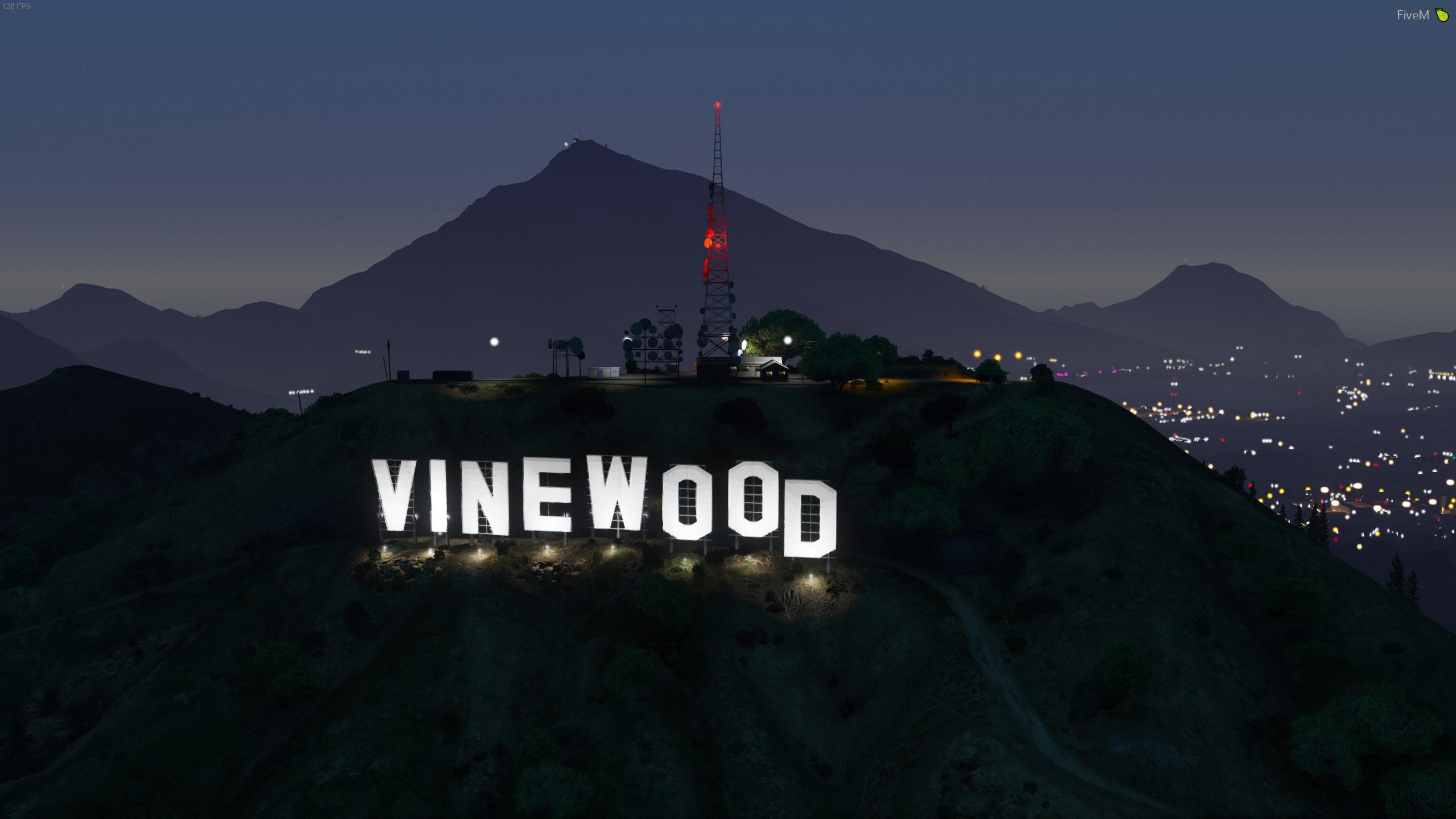 Vinewood sign Operations of Justice Roleplay