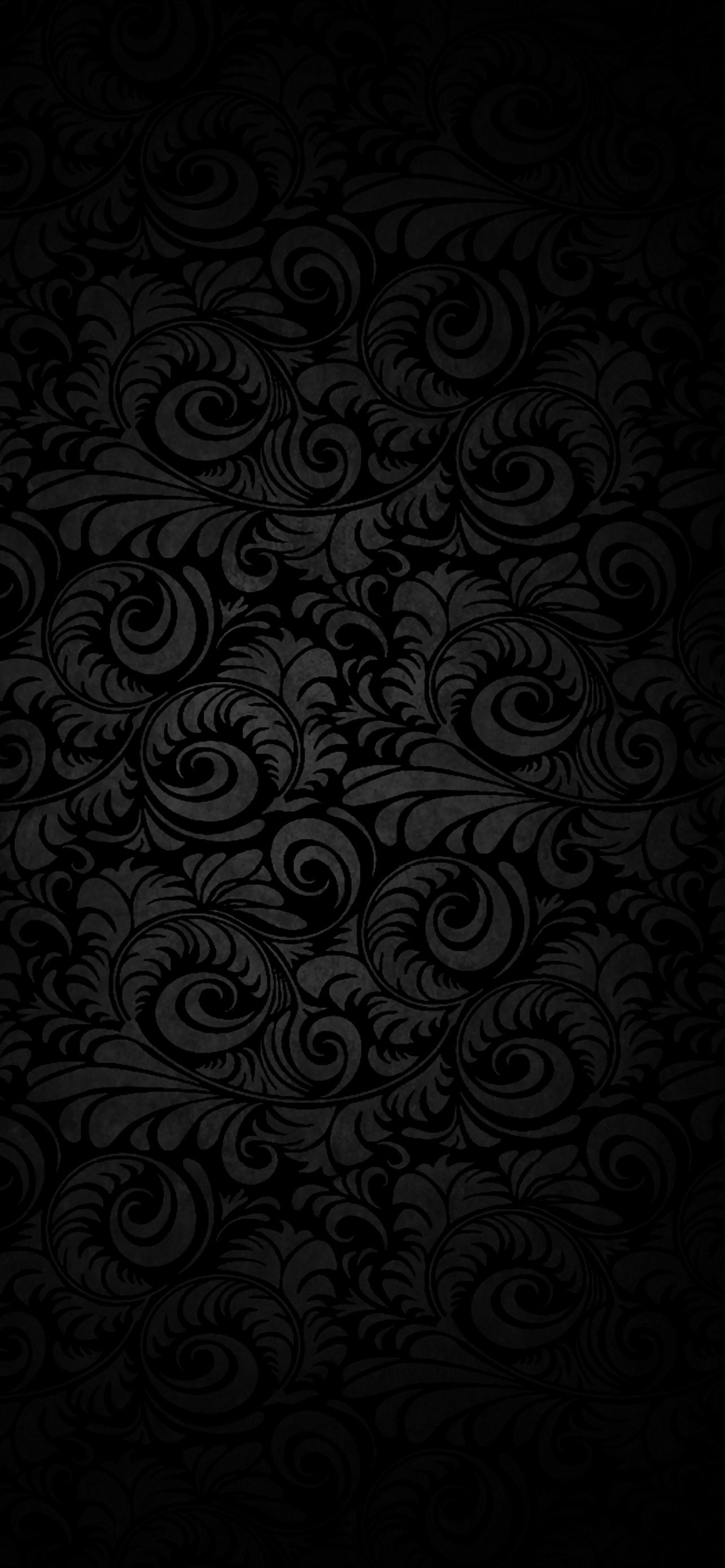 iOS 13 Wallpaper 4K Black background Red Stock 792