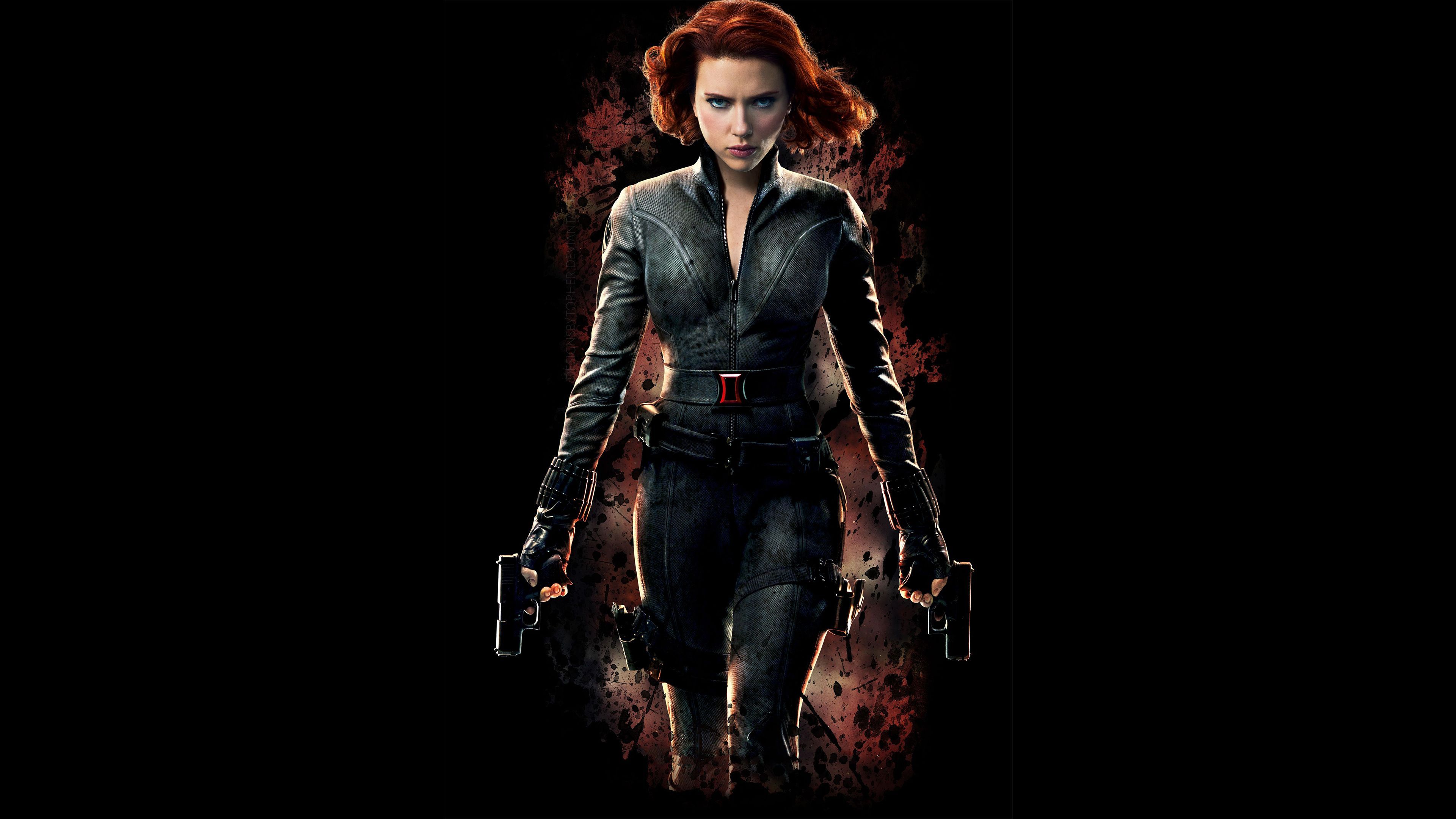 Black Widow Computer Wallpaper