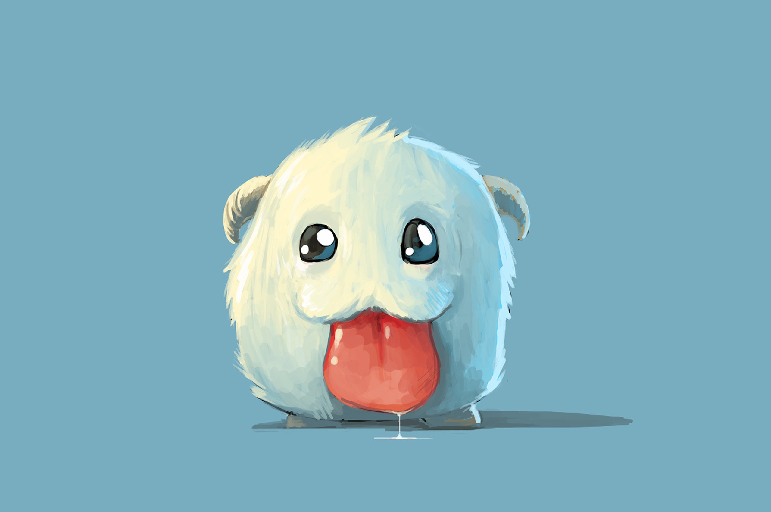 Cute White Poro Chromebook Pixel HD 4k Wallpaper, Image, Background, Photo and Picture