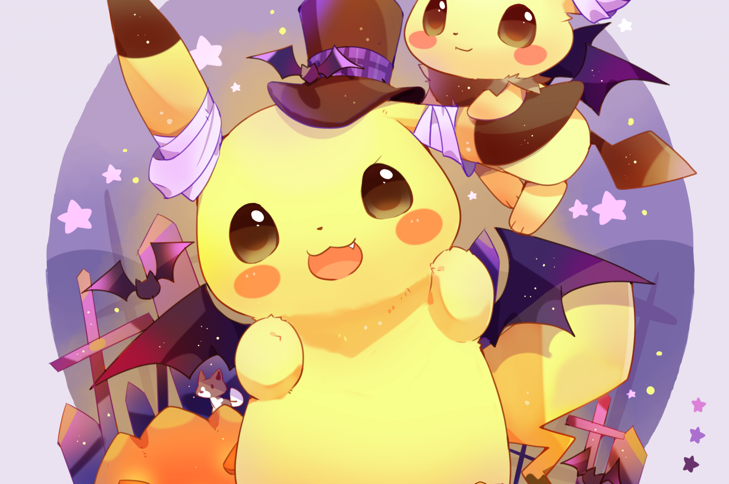 Download 2560x1700 Pikachu, Pokemon, Smiling, Cute Wallpaper for Chromebook Pixel