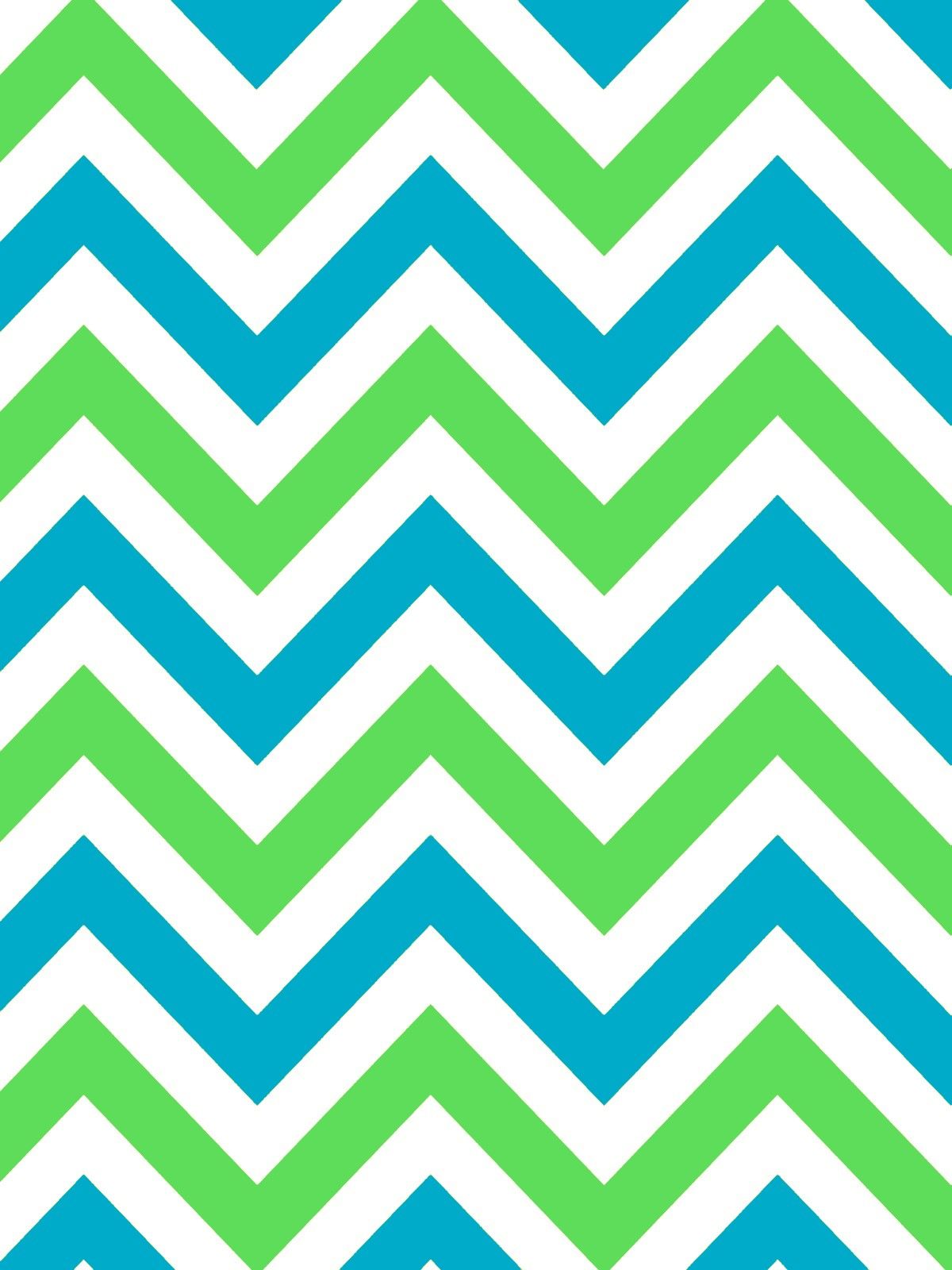 Blue Chevron Wallpaper
