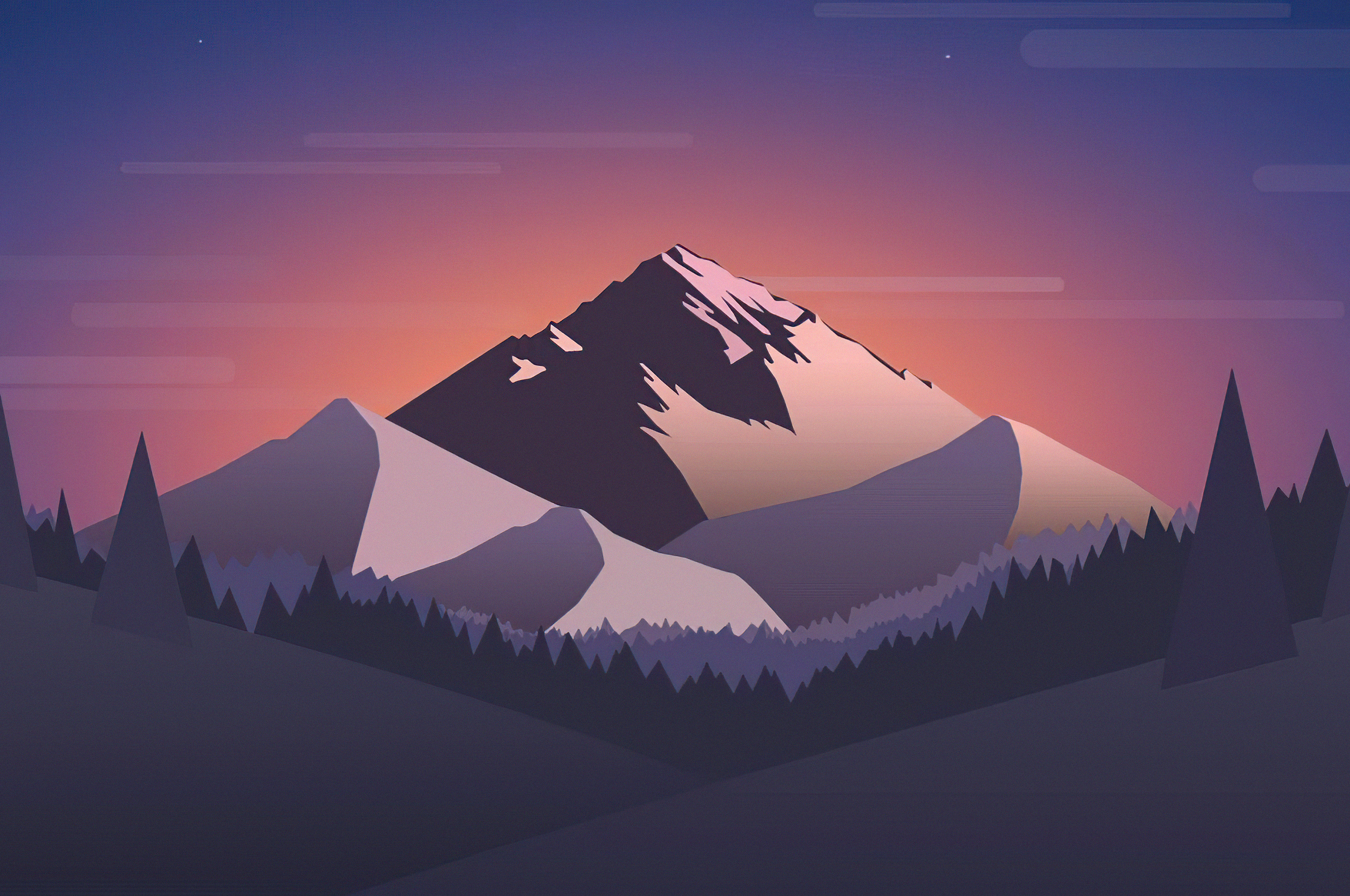 Pleasant Landscape Mountain 4k Chromebook Pixel HD 4k Wallpaper, Image, Background, Photo and Picture