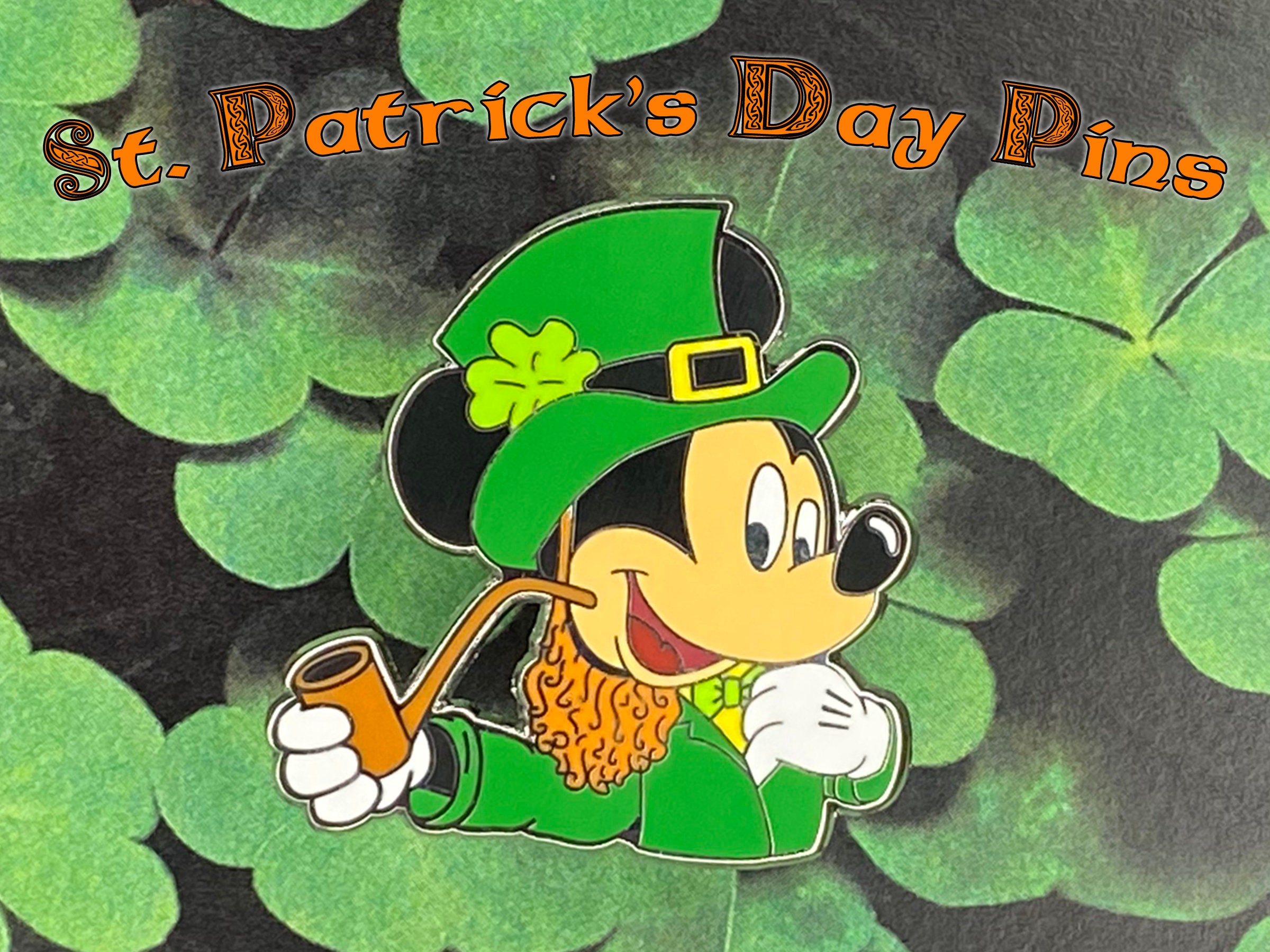 St. Patrick's Day Irish Mickey Mouse Disney Fantasy Pin