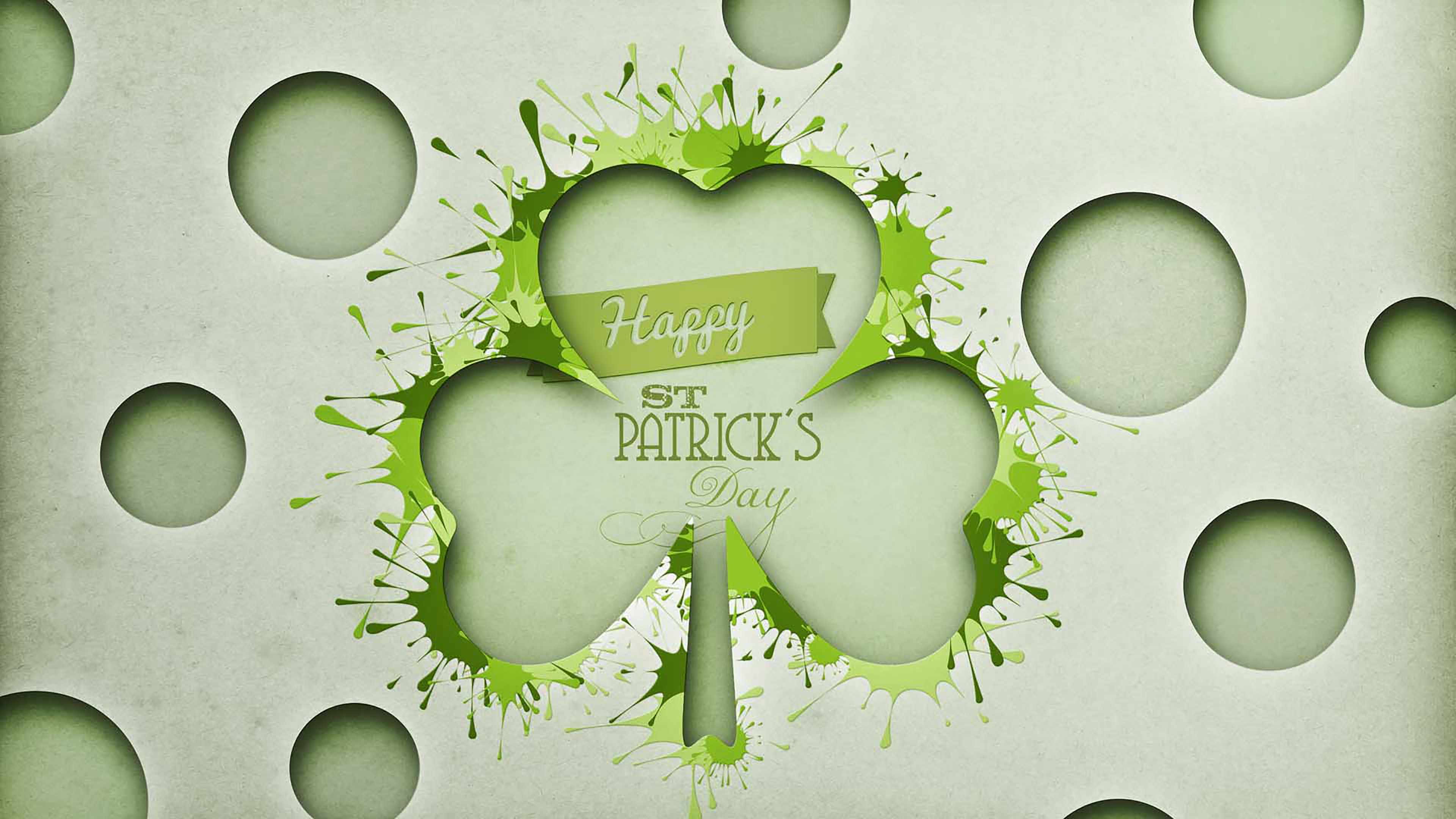 4K Lucky St. Patrick's Day Wallpaper