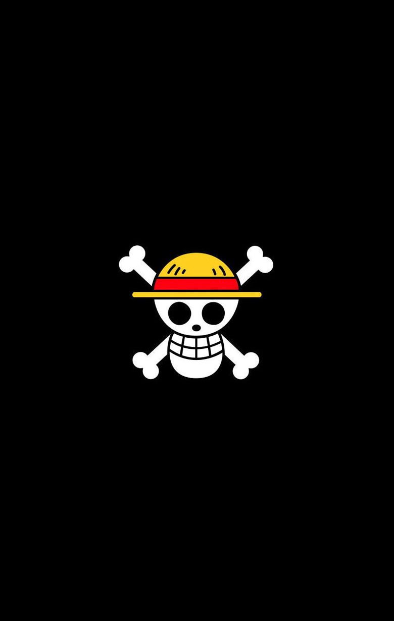 One Piece Jolly Roger iPhone