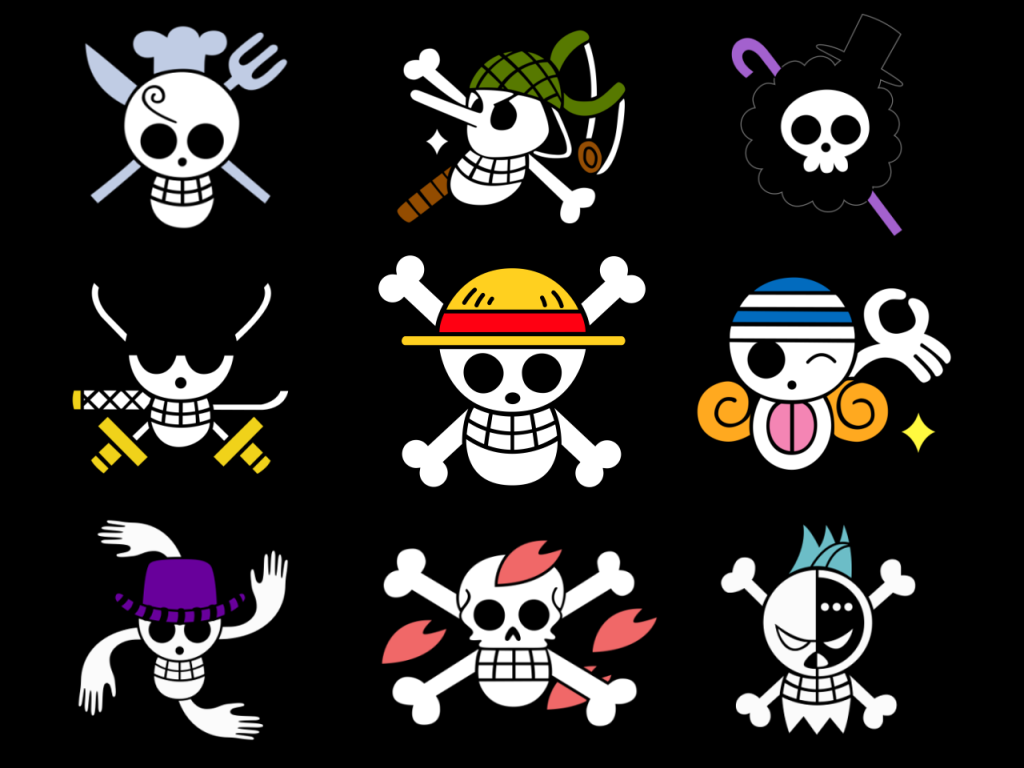 One Piece Pirate Flags Wallpaper Download. One Piece Logo, One Piece Tattoos, One Piece Anime