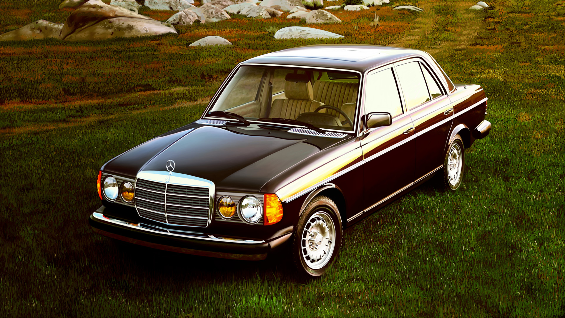 Мерседес w123 Lowrider