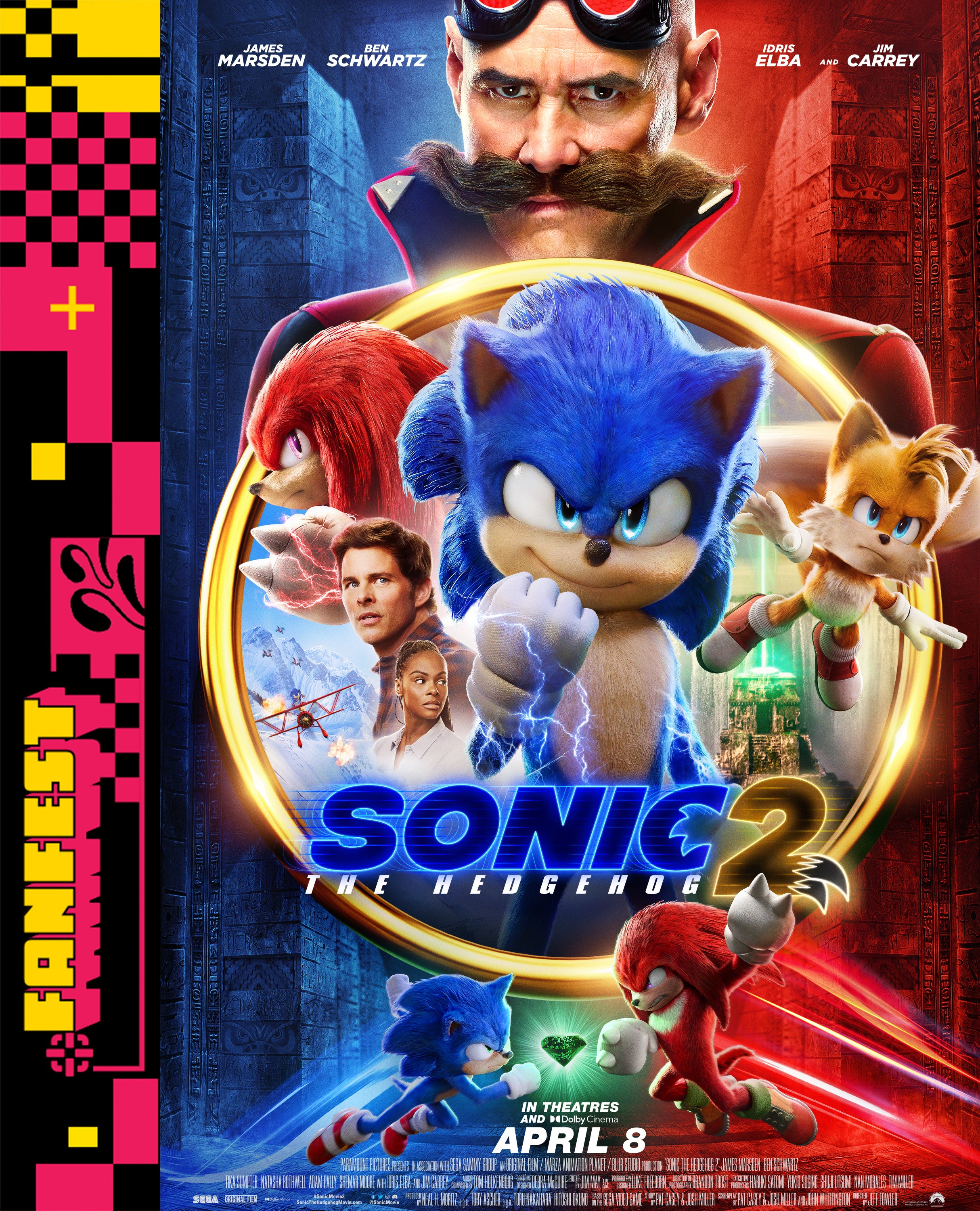 New Sonic the Hedgehog 2 Movie Poster Is a Treat For Longtime Fans Of the Games