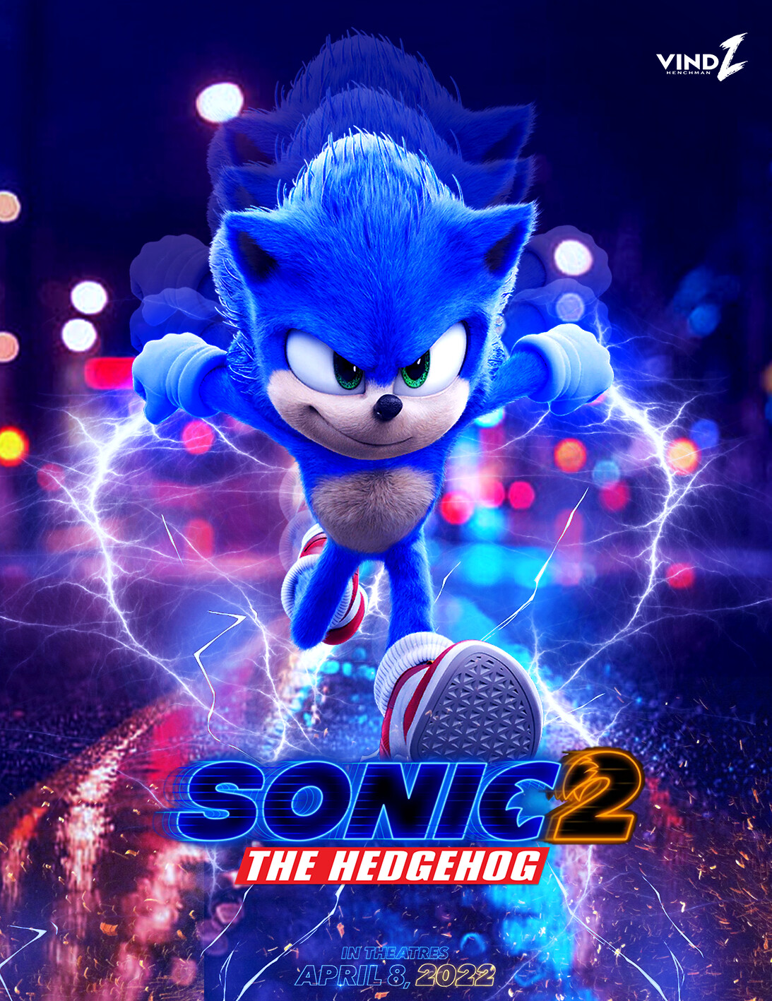 Sonic 2 Movie Art 4K Wallpaper iPhone HD Phone #3481g