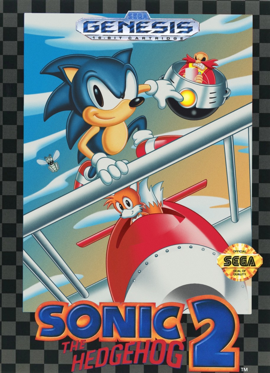 sonic the hedgehog 2 game cover
