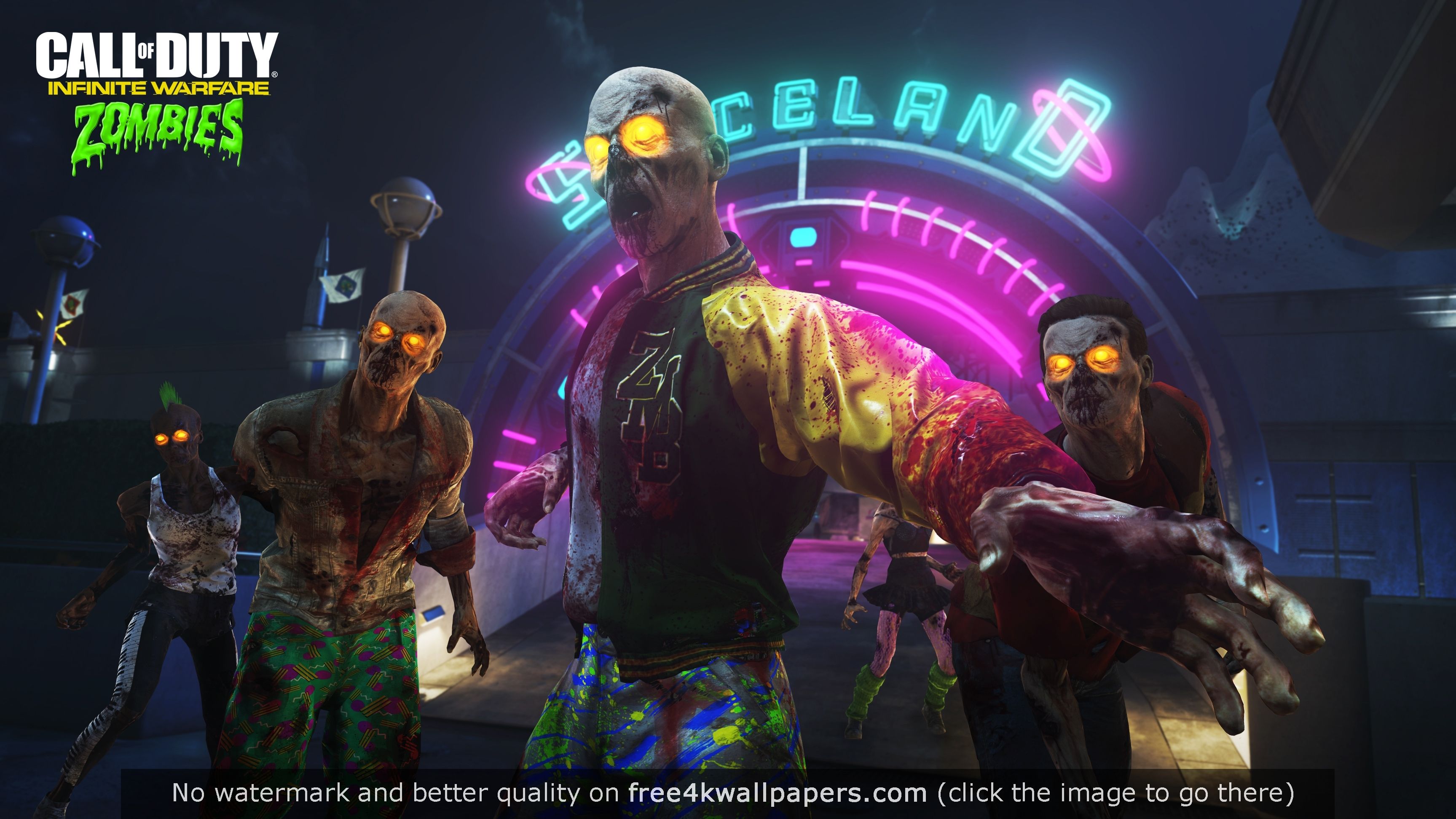 Call of Duty Infinite Warfare Zombies Spaceland HD wallpaper. Call of duty infinite, Infinite warfare zombies, Infinite warfare