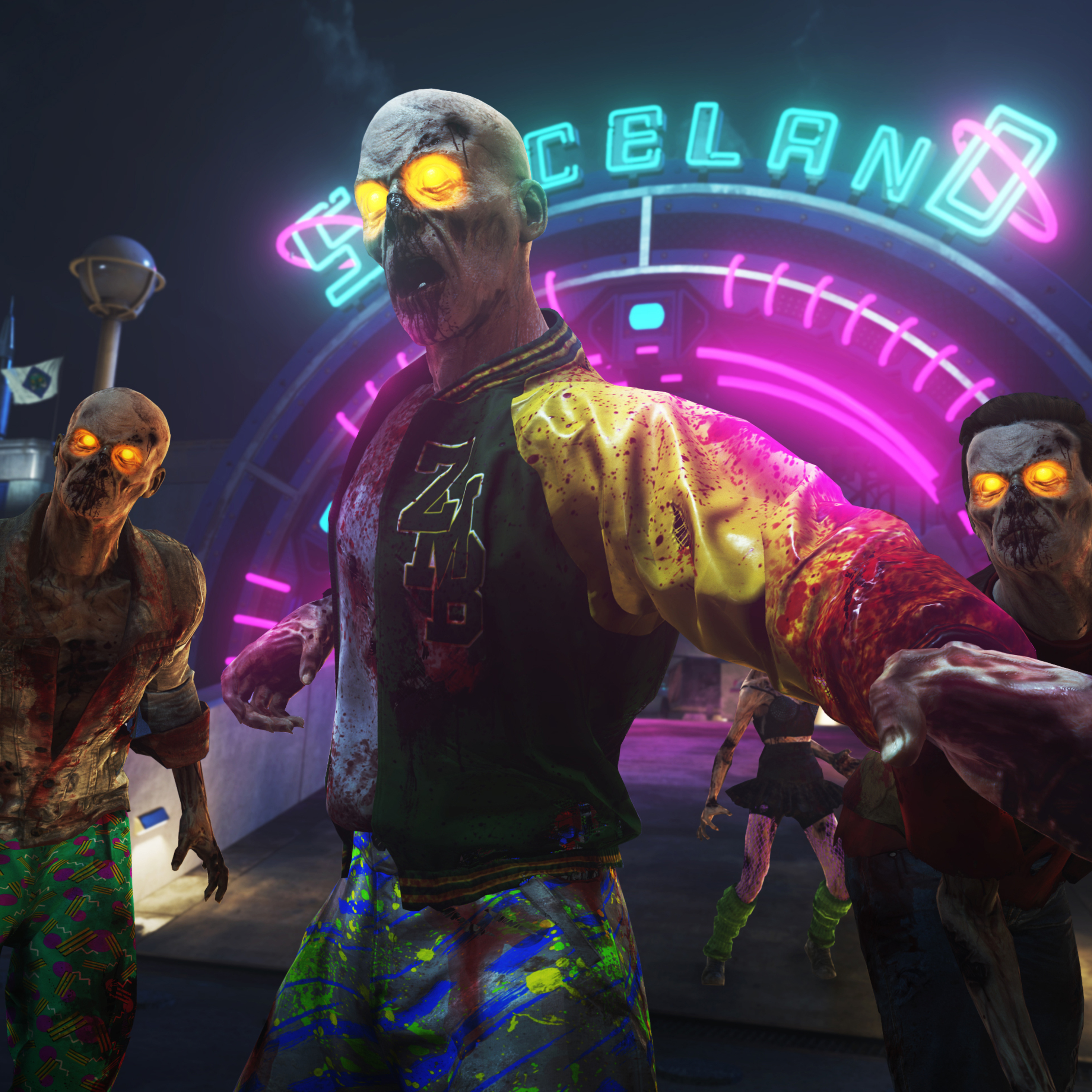 COD Infinite Warfare Zombies In Spaceland iPad Pro Retina Display HD 4k Wallpaper, Image, Background, Photo and Picture