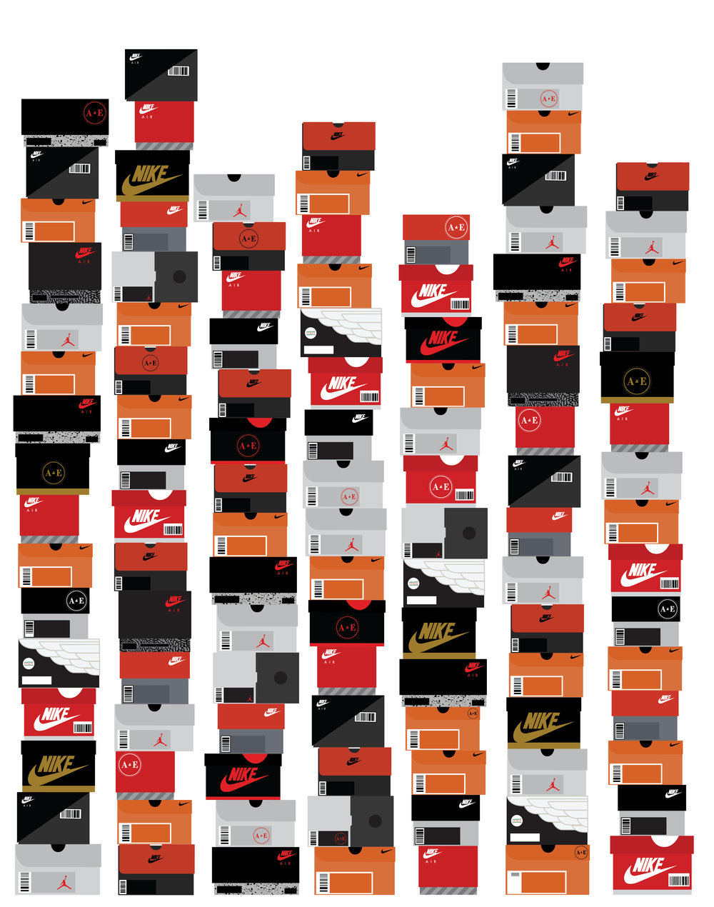 Sneaker Box Wallpaper. Sneakers wallpaper, Nike poster, Sneaker background wallpaper