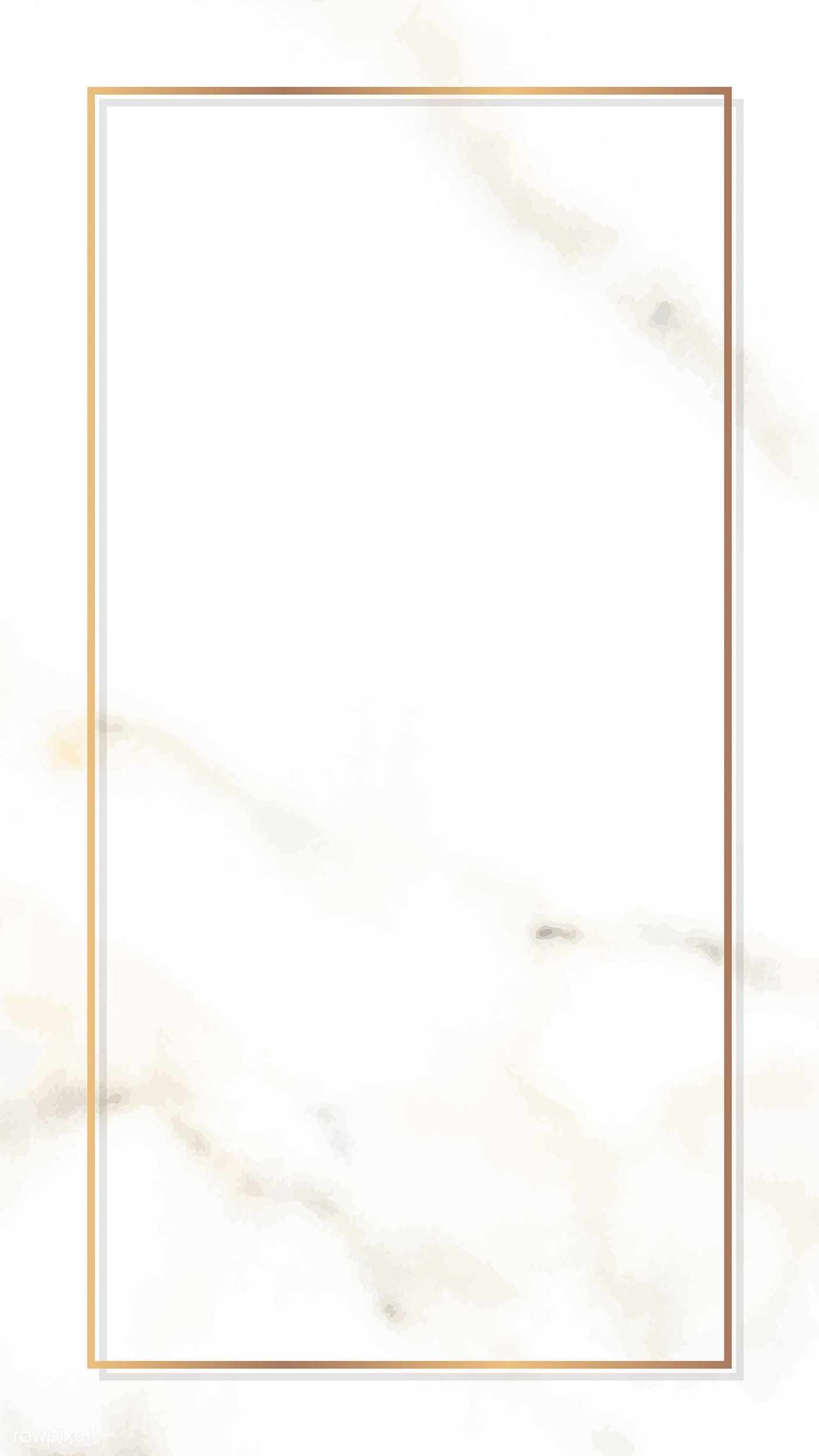 Rectangle gold frame on a white marble vector / sasi #vector. Gold wallpaper background, Marble iphone wallpaper, Framed wallpaper
