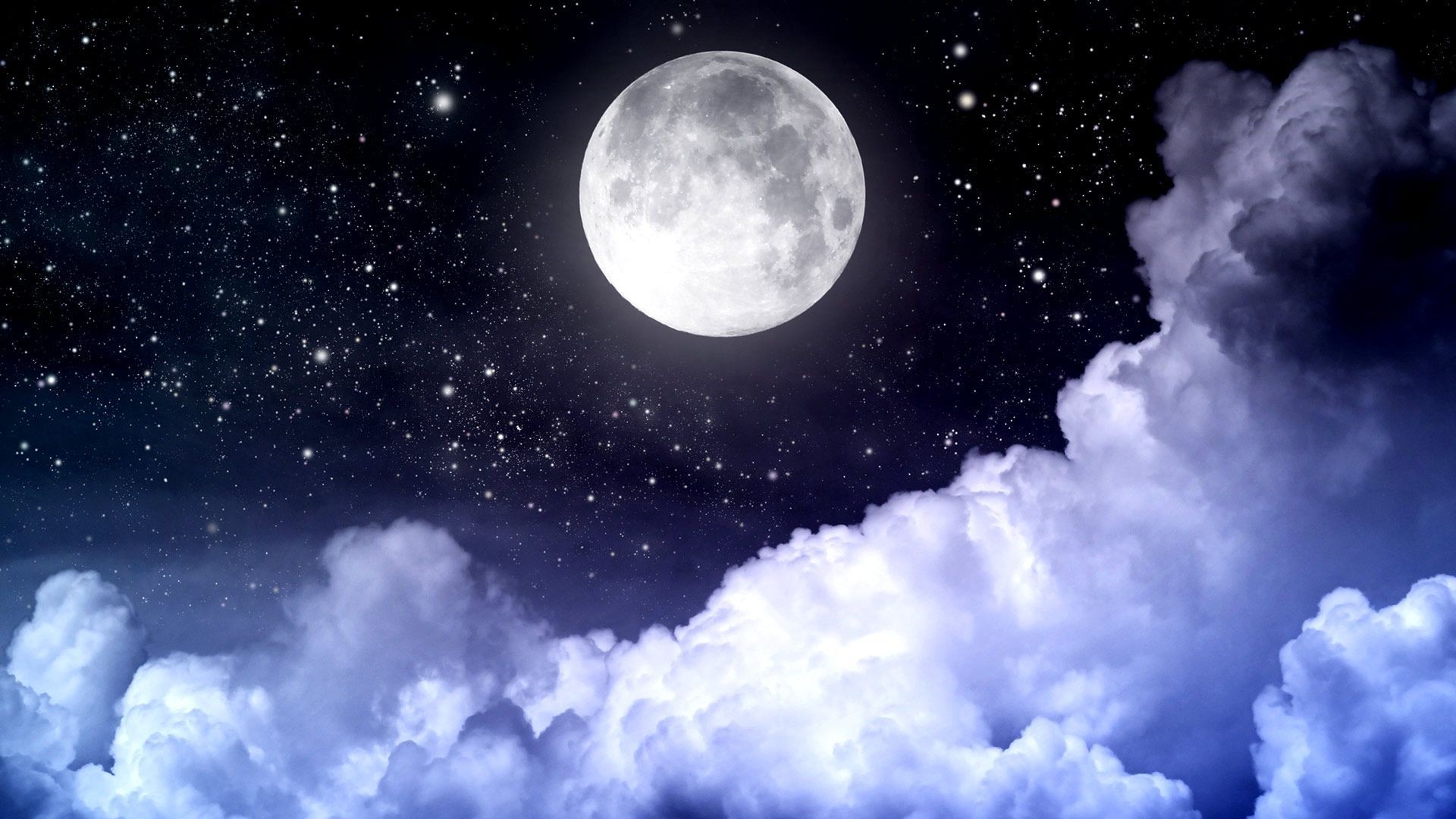 Moon and Stars Desktop