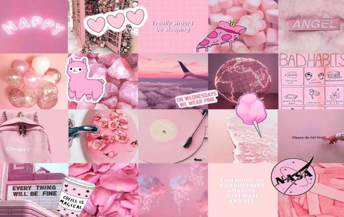 Wallpaper Rosa Ästhetische Tumblr Quotes. Pink wallpaper laptop, Cute laptop wallpaper, Pink wallpaper
