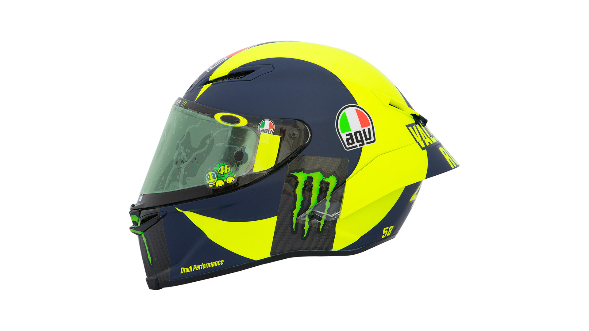 Valentino Rossi Unveils New 'Soleluna' Design on AGV Pista GP R Helmet