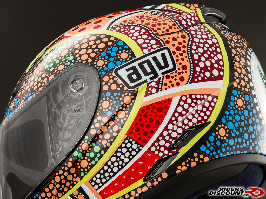 Agv K3 Rossi Dreamtime First Worn By Rossi At Phillip Rossi Sun Moon Helmet Wallpaper & Background Download