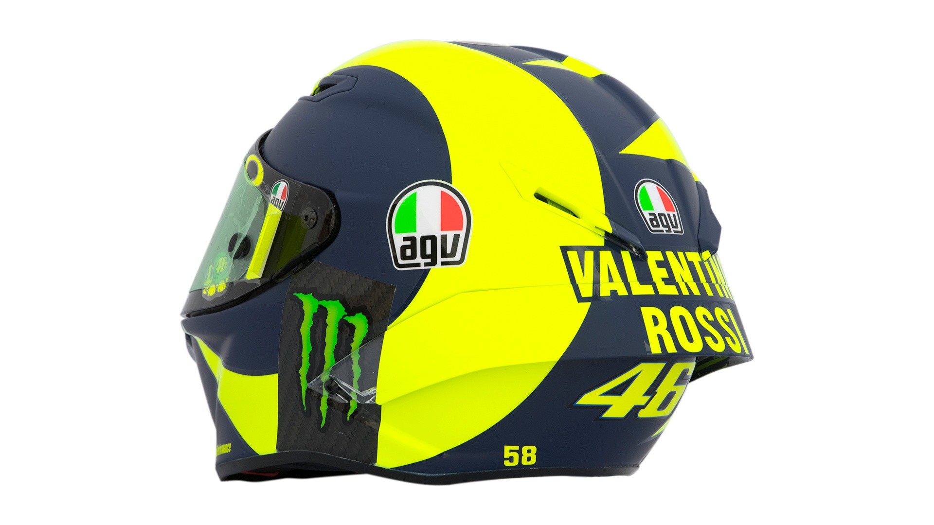 Valentino Rossi's 2018 AGV Pista GP R Helmet Unveiled In Qatar