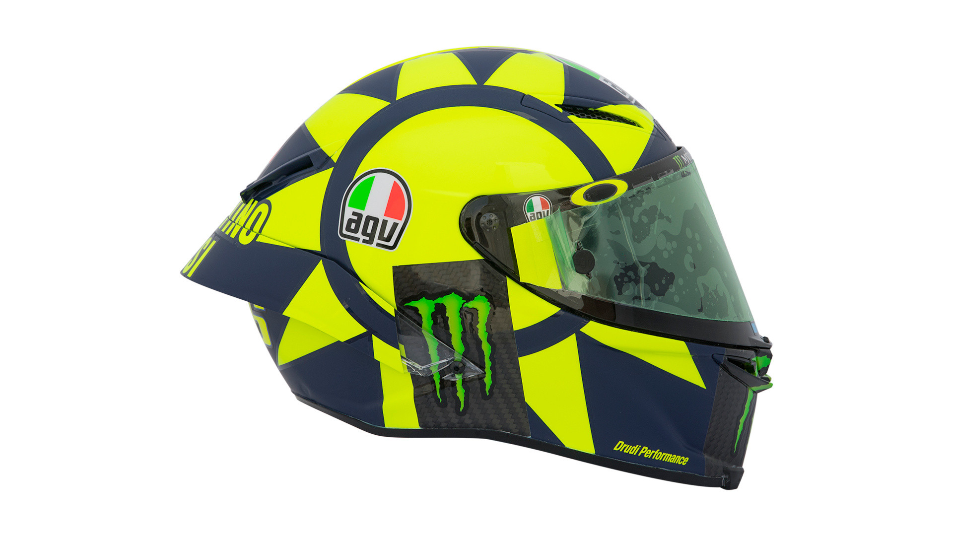Valentino Rossi Unveils New 'Soleluna' Design on AGV Pista GP R Helmet